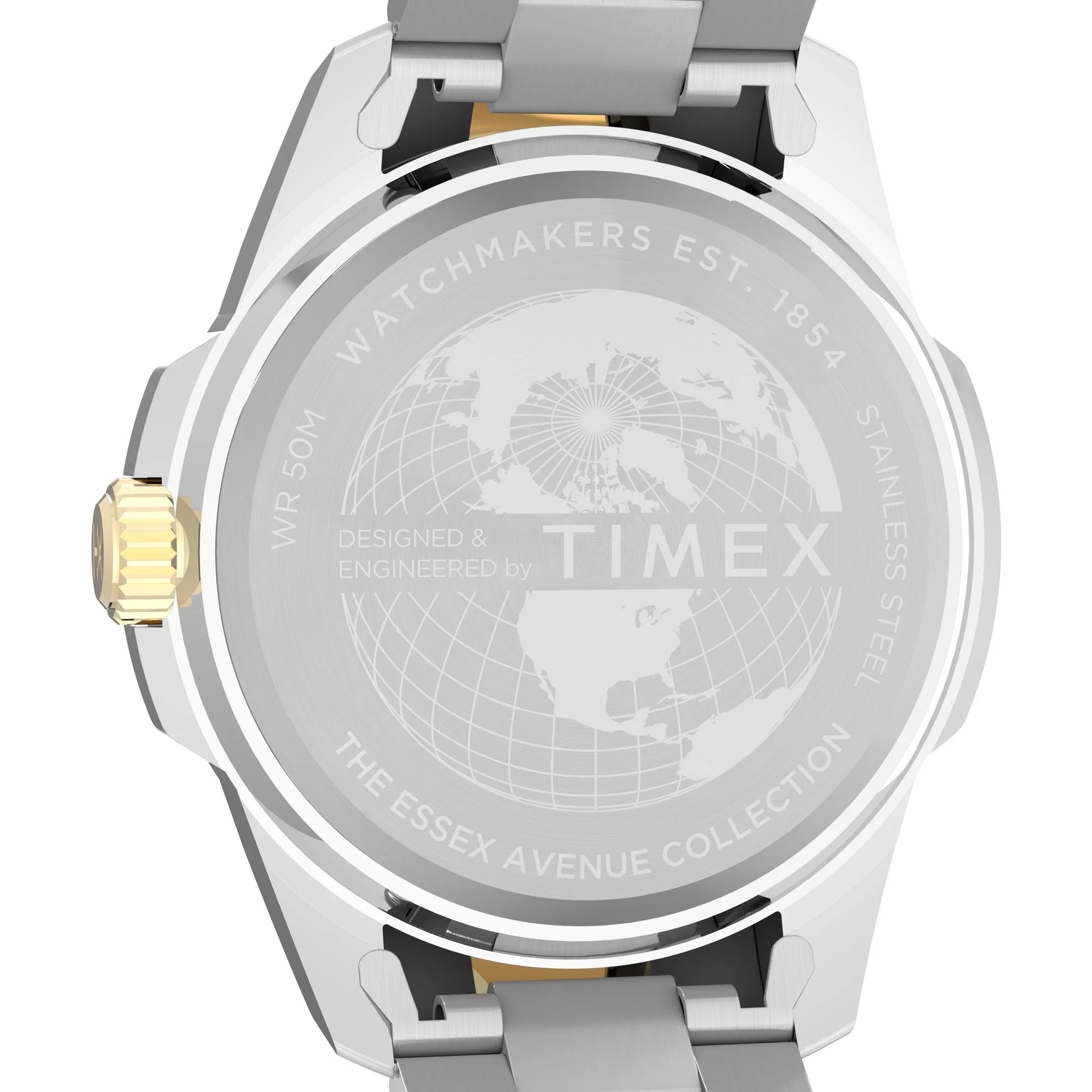 TIMEX Trend Essex Black Round Dial Analog Men's Watch - TW2Y35300IK - Image 4