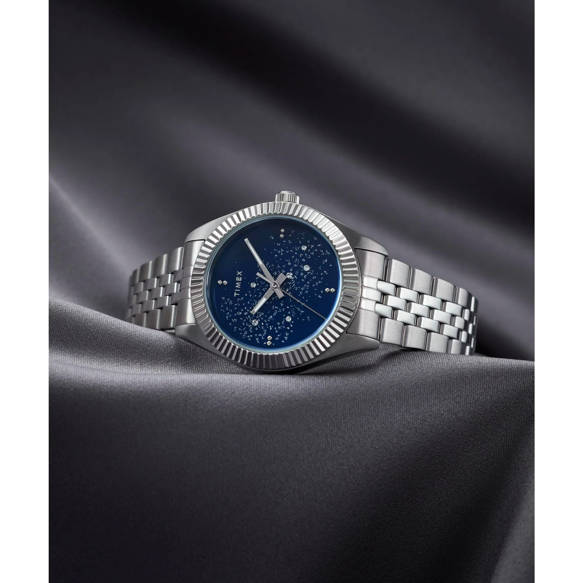 TIMEX Trend Legacy Blue Round Dial Analog Women's Watch - TW2Y20100IK - Image 7