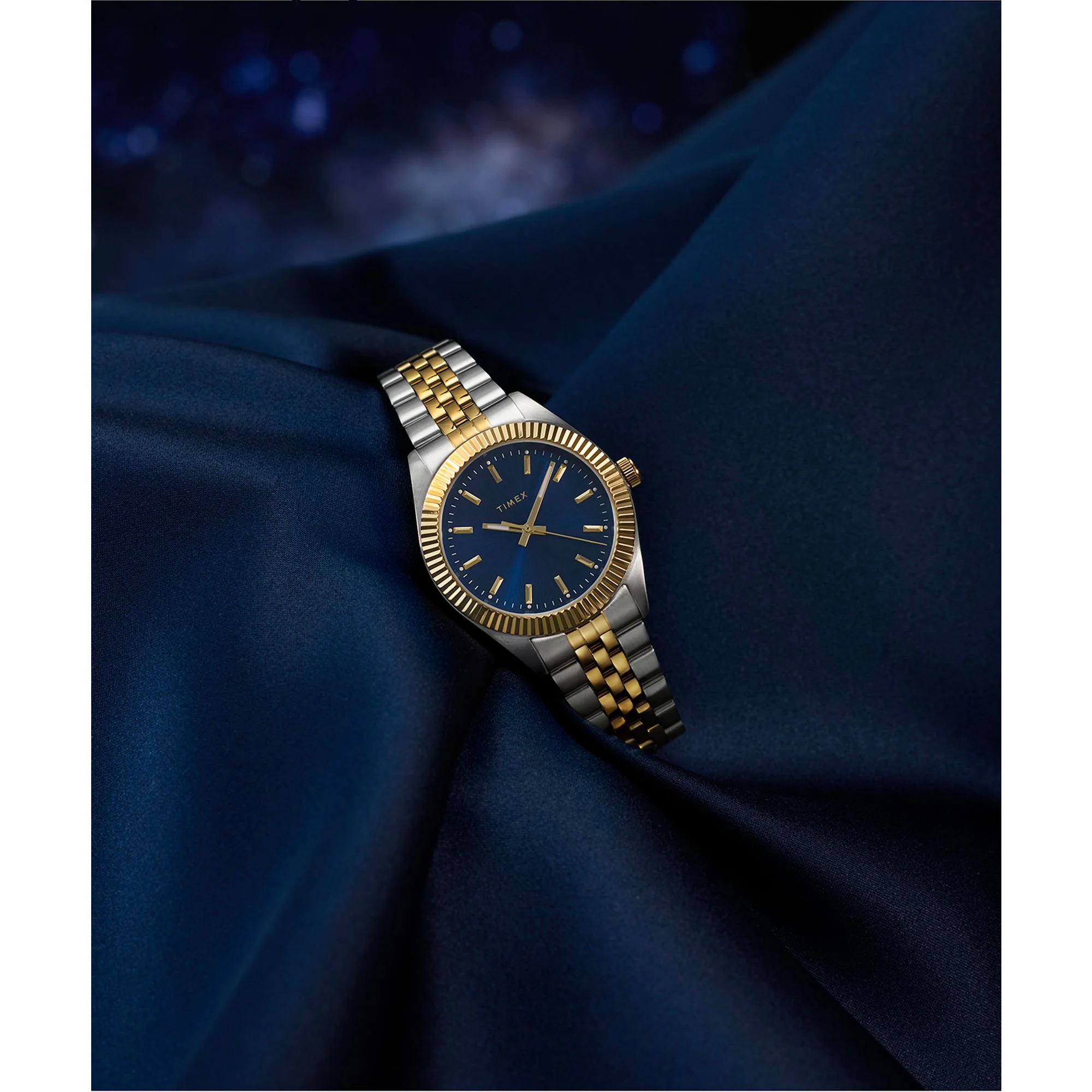 TIMEX Trend Legacy Blue Round Dial Analog Women's Watch - TW2Y20200IK - Image 6