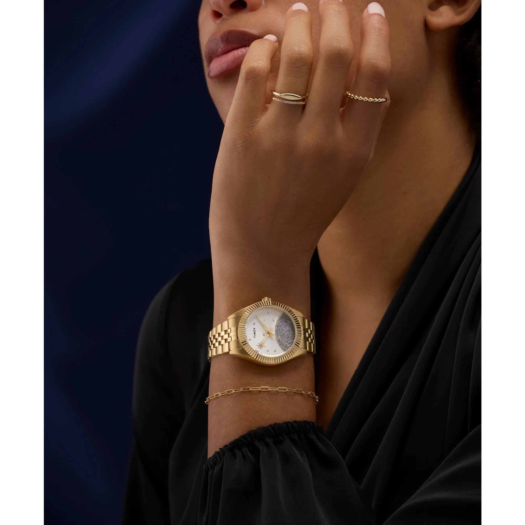 TIMEX Trend Legacy White Round Dial Analog Women's Watch - TW2Y20300IK - Image 6