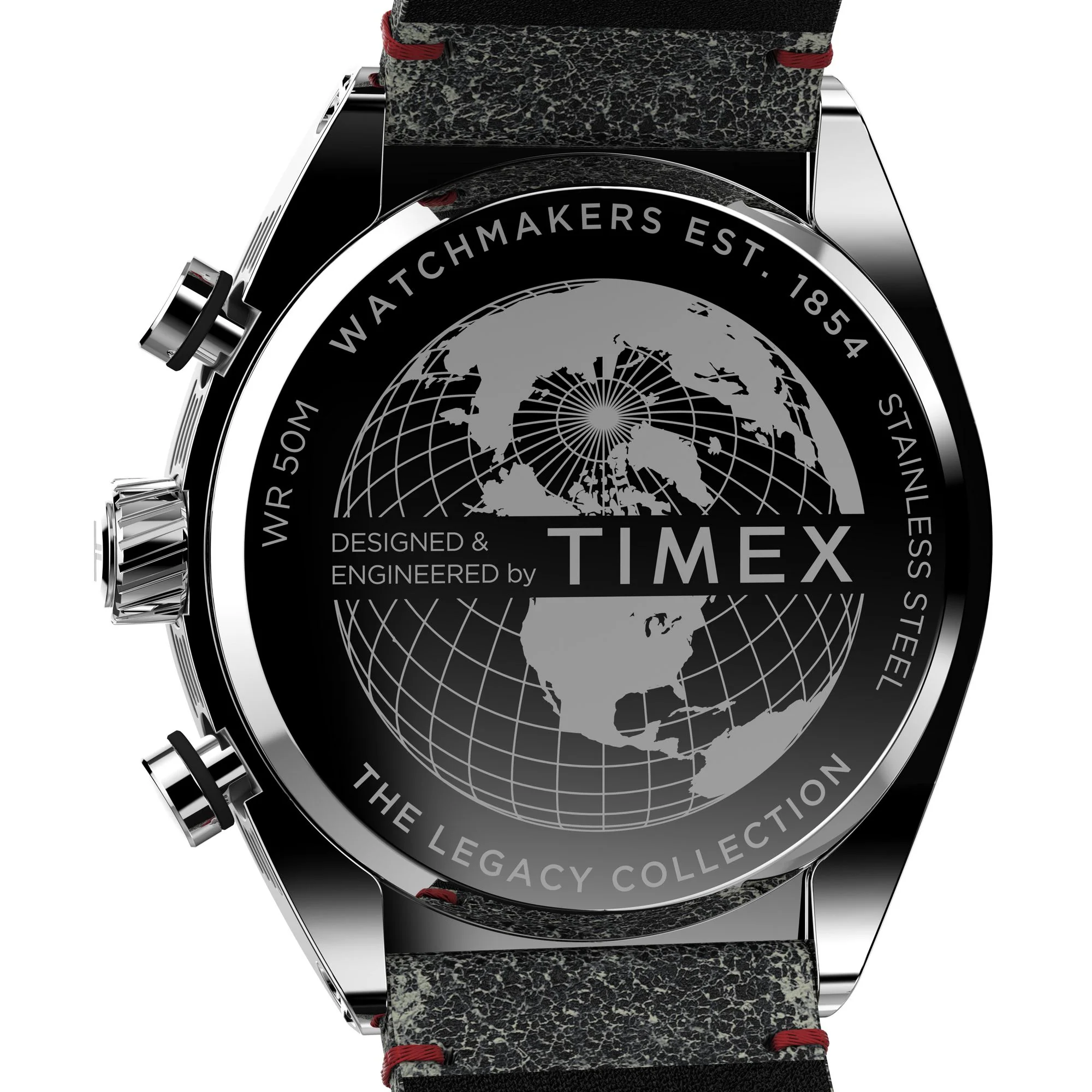 TIMEX Trend Men Black Tonneau Dial Analog Watch - TW2W50000UJ - Image 4