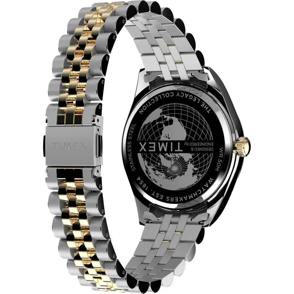Timex Legacy 41mm Stainless Steel Bracelet Watch - Image 2