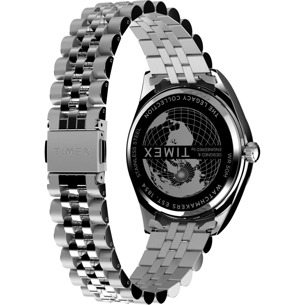 Timex Legacy 41mm Stainless Steel Bracelet Watch - Image 4