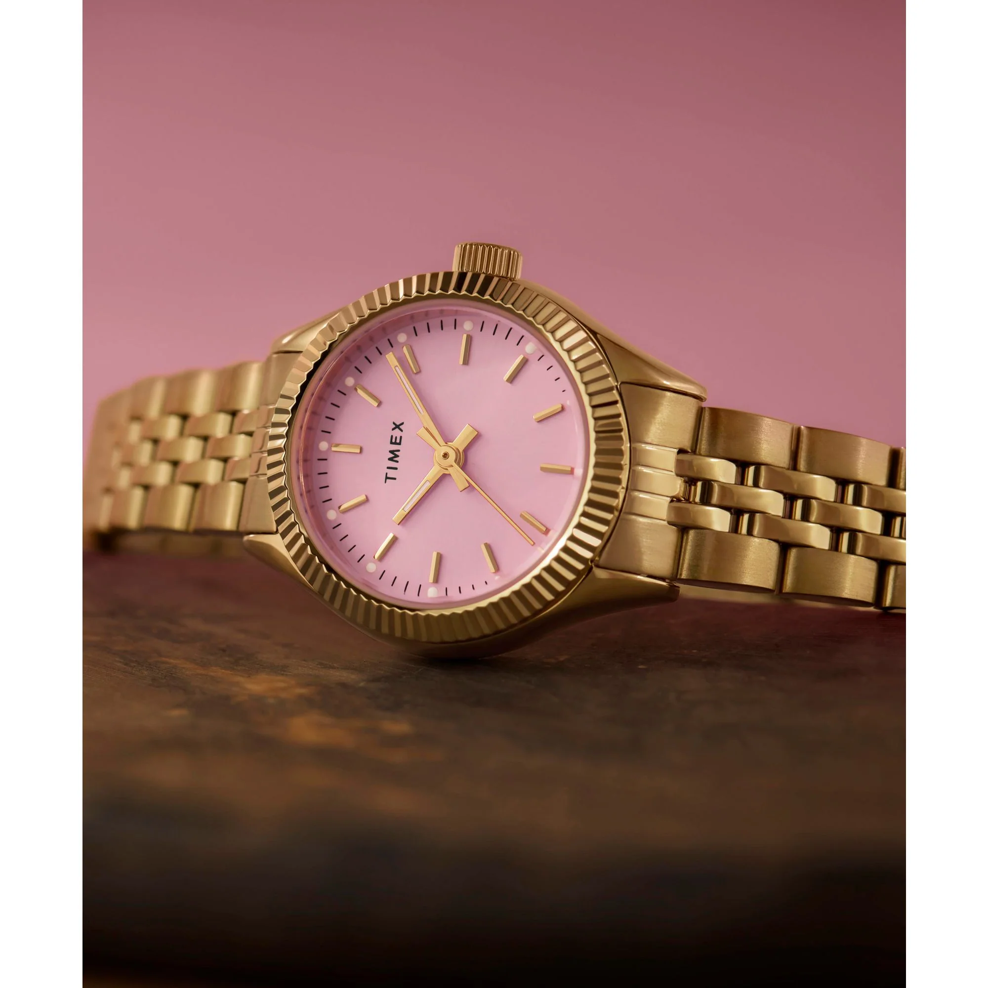 TIMEX Trend Pink Round Dial Analog Women's Watch - TW2W90800UJ - Image 6