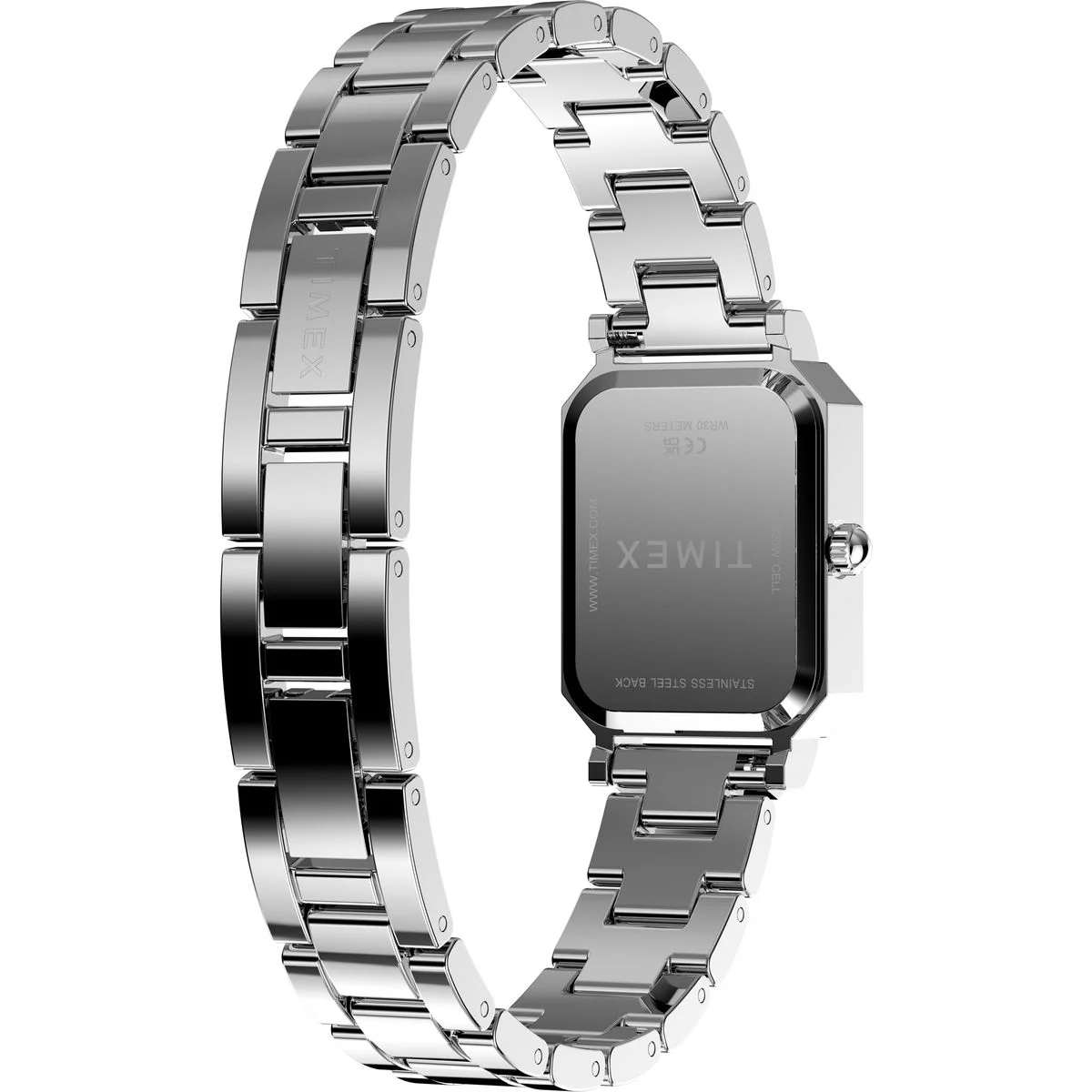 Timex Trend Rectangle 21mm White Dial Analog Women Watch - TW2Y57900UJ - Image 5