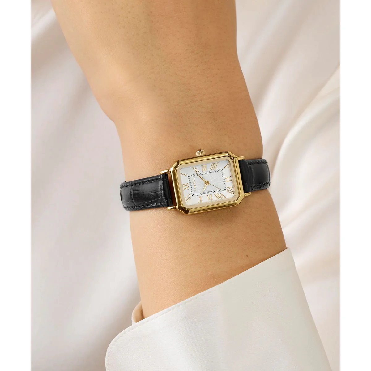 Timex Trend Rectangle 21mm White Dial Analog Women Watch - TW2Y71900UJ - Image 7