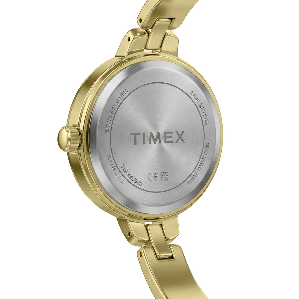 Timex Trend Round 28mm Gold Dial Analog Women Watch - TWG067900UJ - Image 4