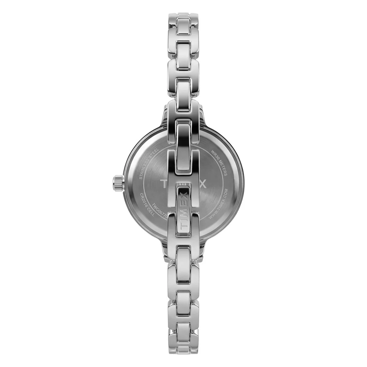 Timex Trend Round 28mm Silver Dial Analog Women Watch - TWG067700UJ - Image 3