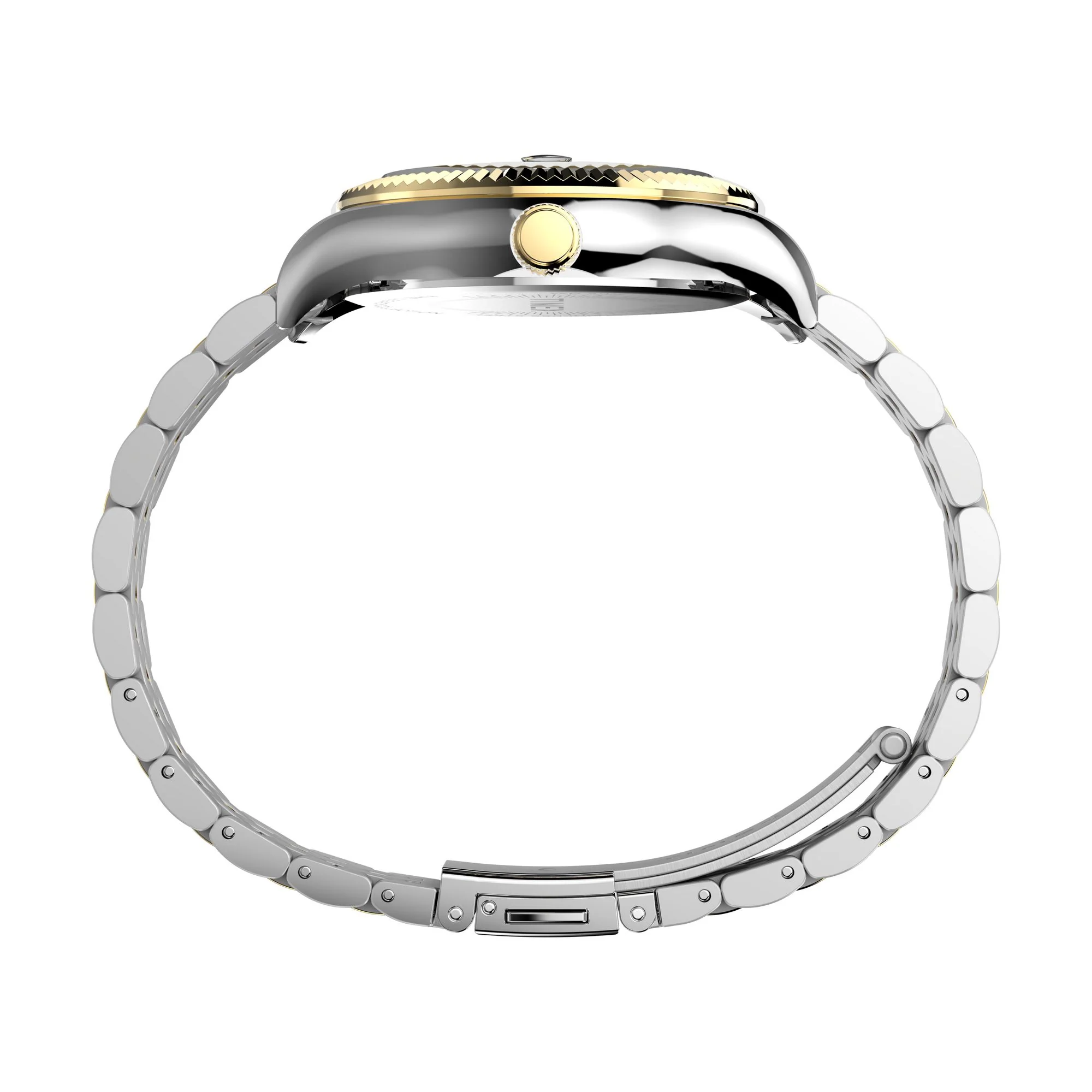 TIMEX Trend Women Silver Round Dial Analog Watch - TW2W49700UJ - Image 2