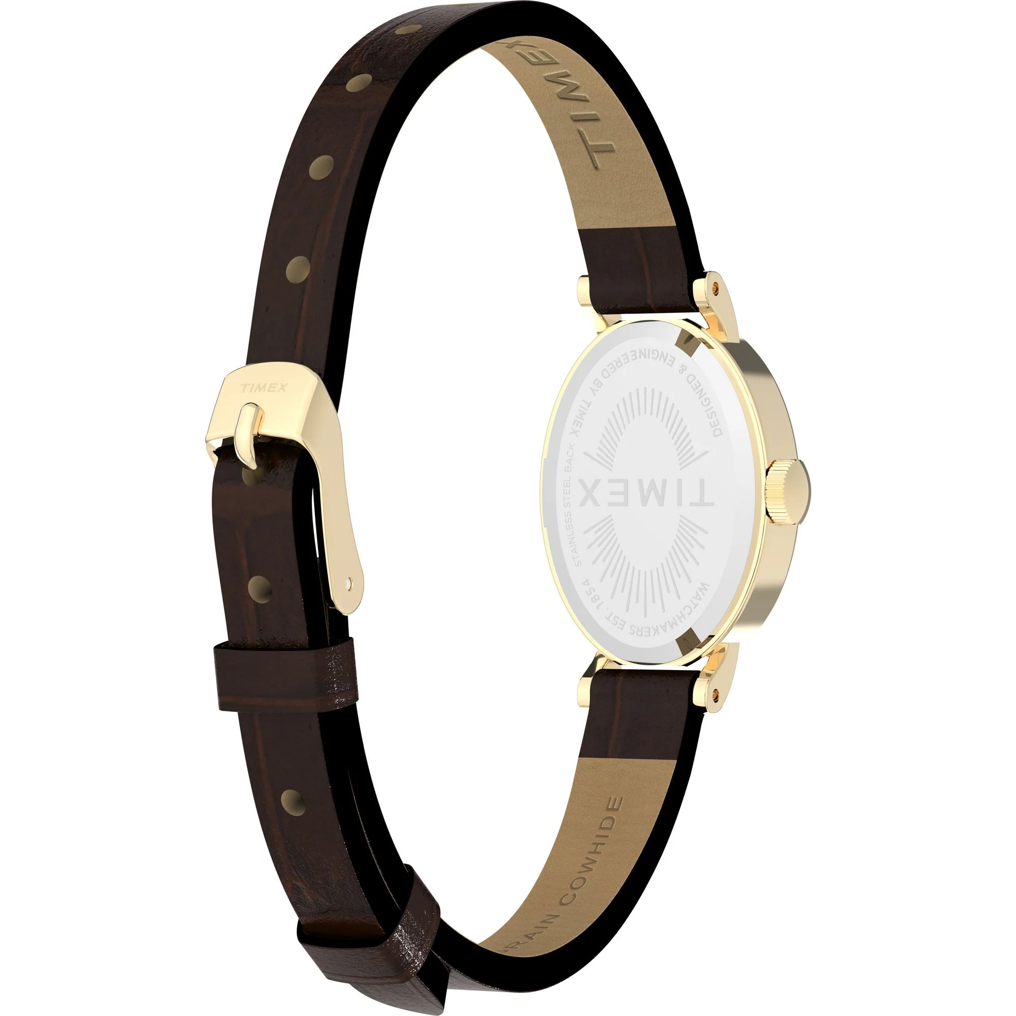 TIMEX Trend Women White Oval Dial Analog Watch - TW2W78500UJ - Image 5