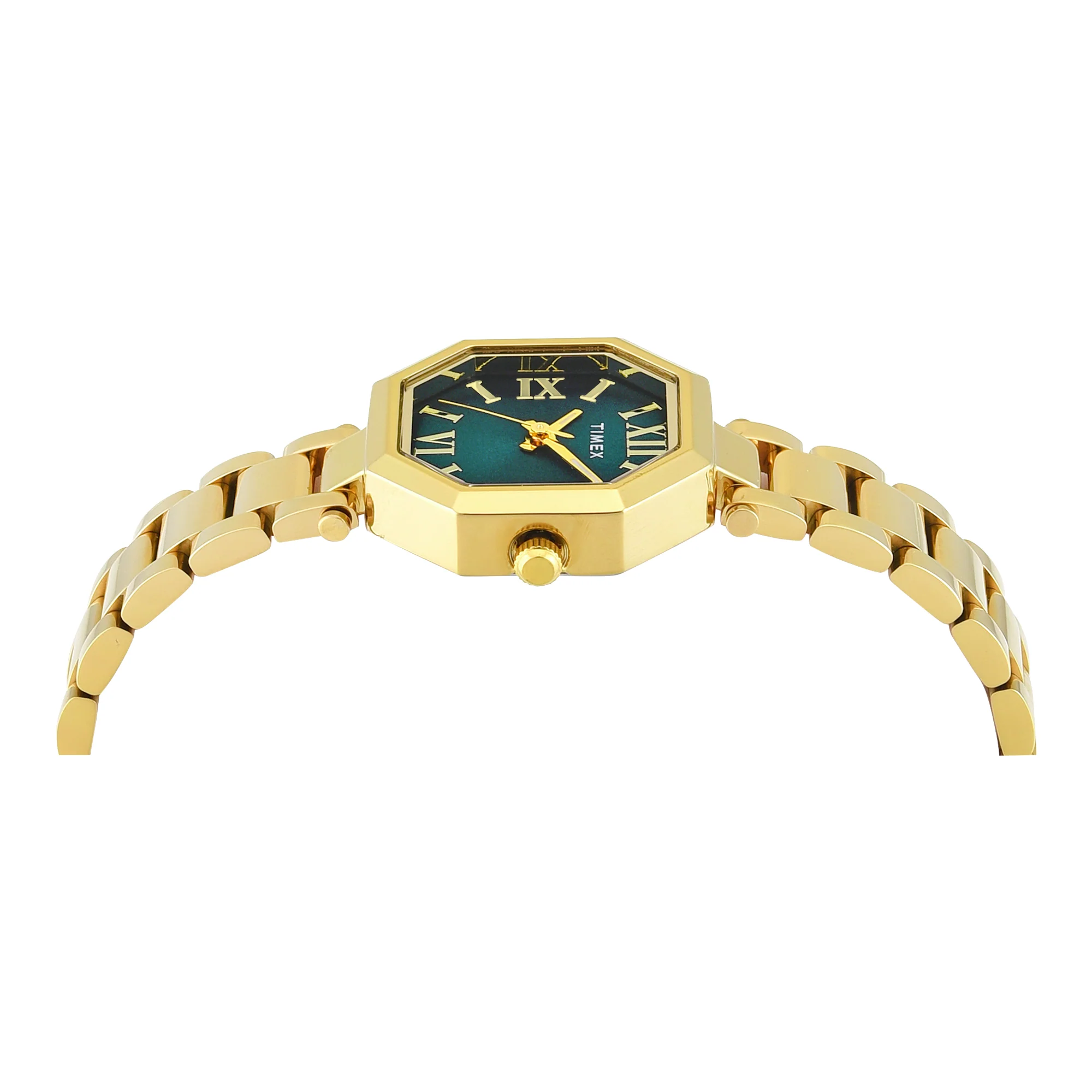 Timex Trendline Octagonal 26mm Teal Dial Analog Women Watch - TWEL26902 - Image 4