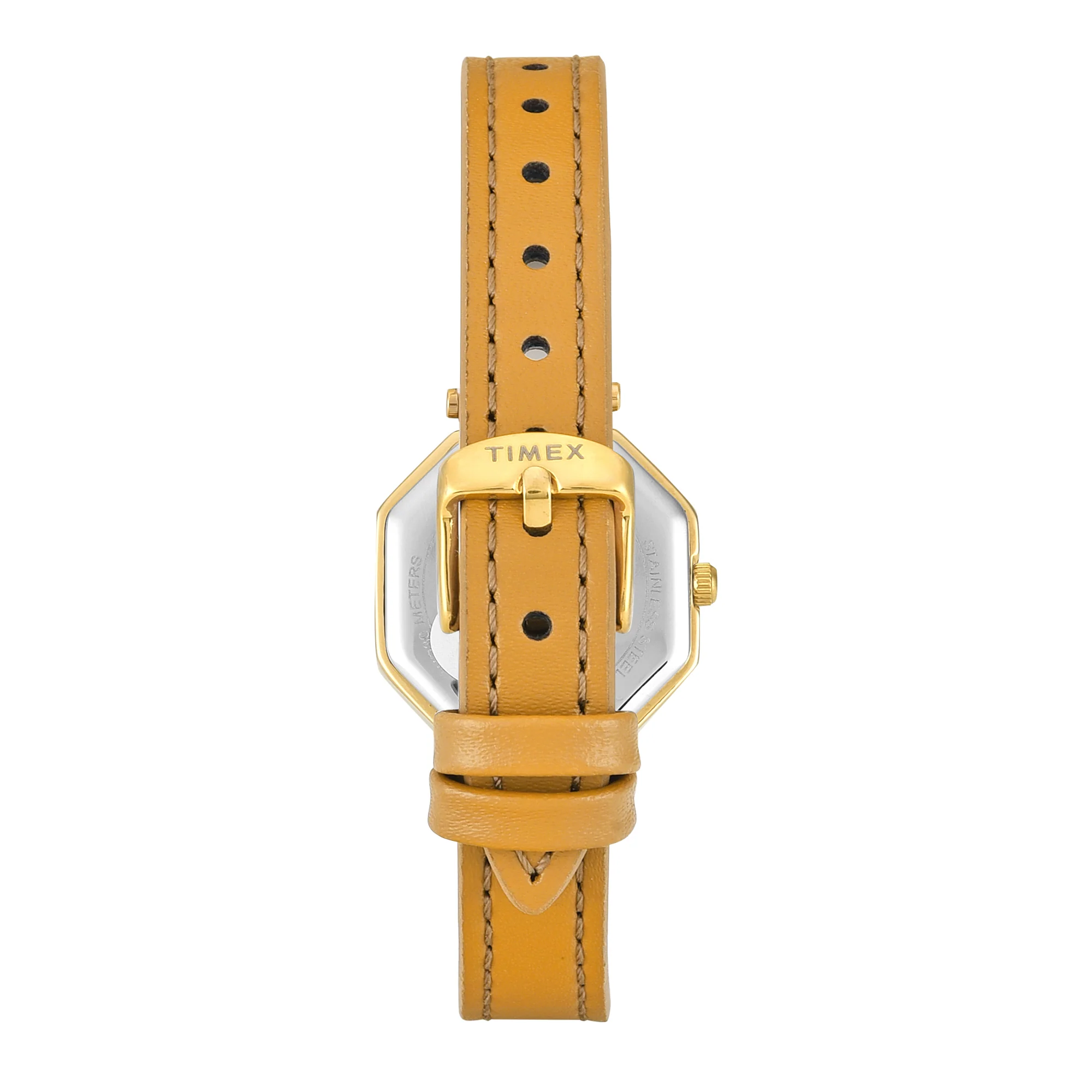 Timex Trendline Octagonal 26mm Yellow Dial Analog Women Watch - TWEL26900 - Image 6