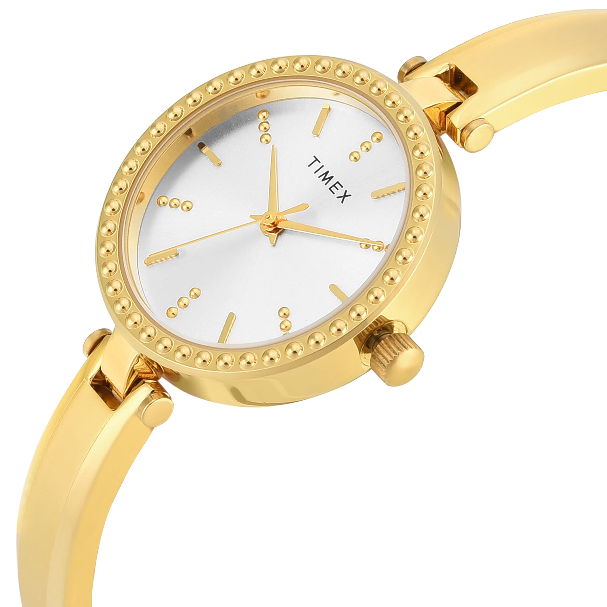 Timex Trendline Round 30mm Silver Dial Analog Women Watch - TWEL27000 - Image 3
