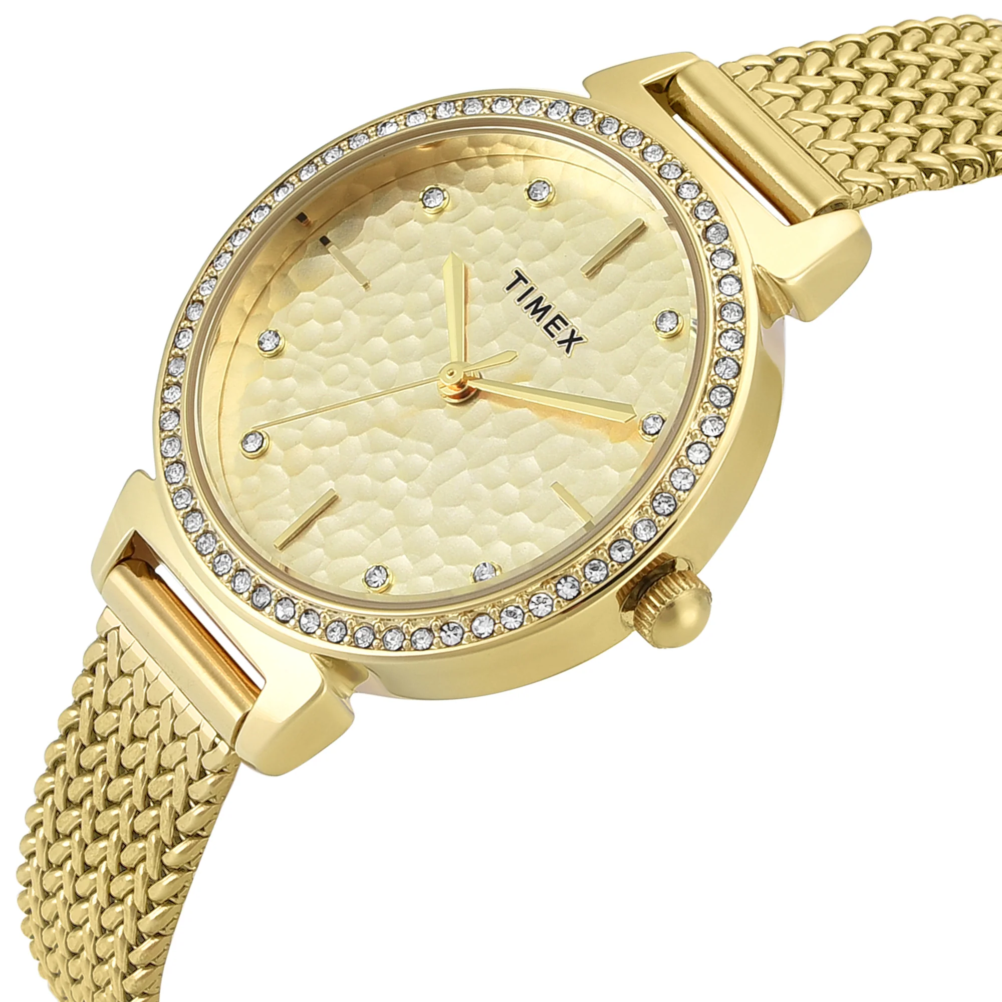 Timex Trendline Round 32mm Champagne Dial Analog Women Watch - TWEL22303 - Image 2