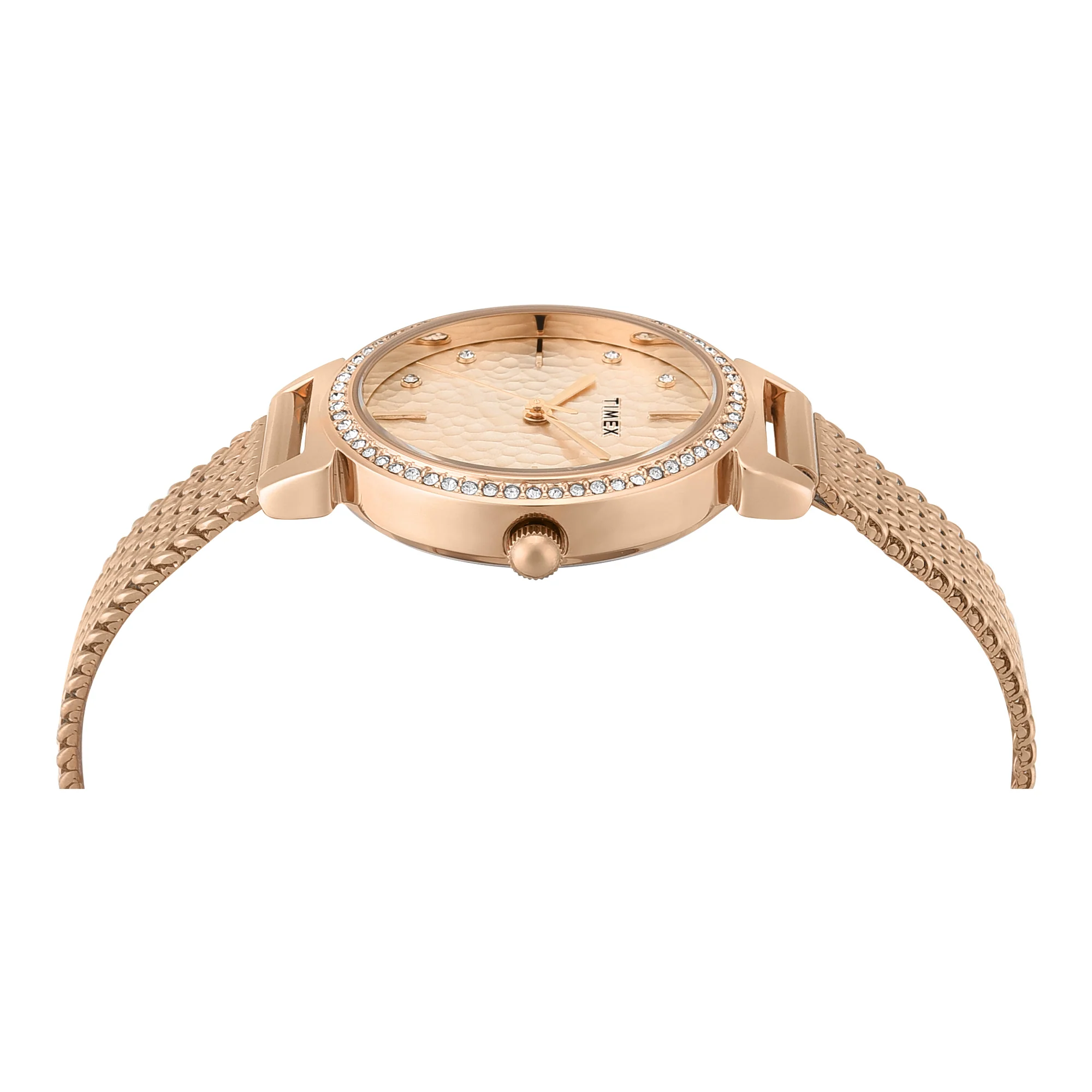 Timex Trendline Round 32mm Rose Gold Dial Analog Women Watch - TWEL22304 - Image 4