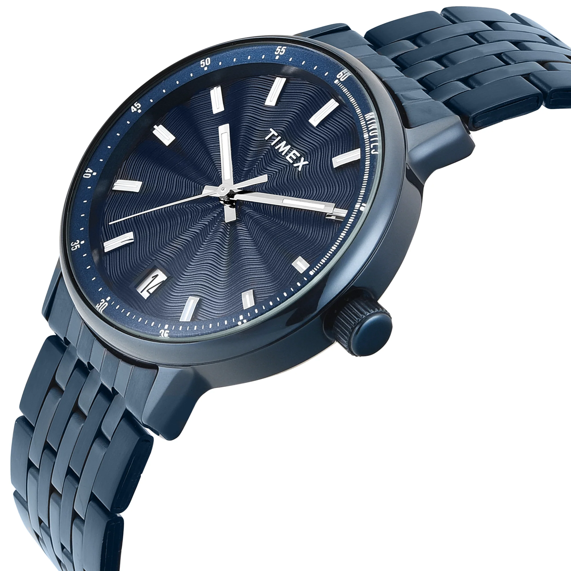 Timex Trendline Round 41mm Blue Dial Analog Men Watch - TWEG25412 - Image 3
