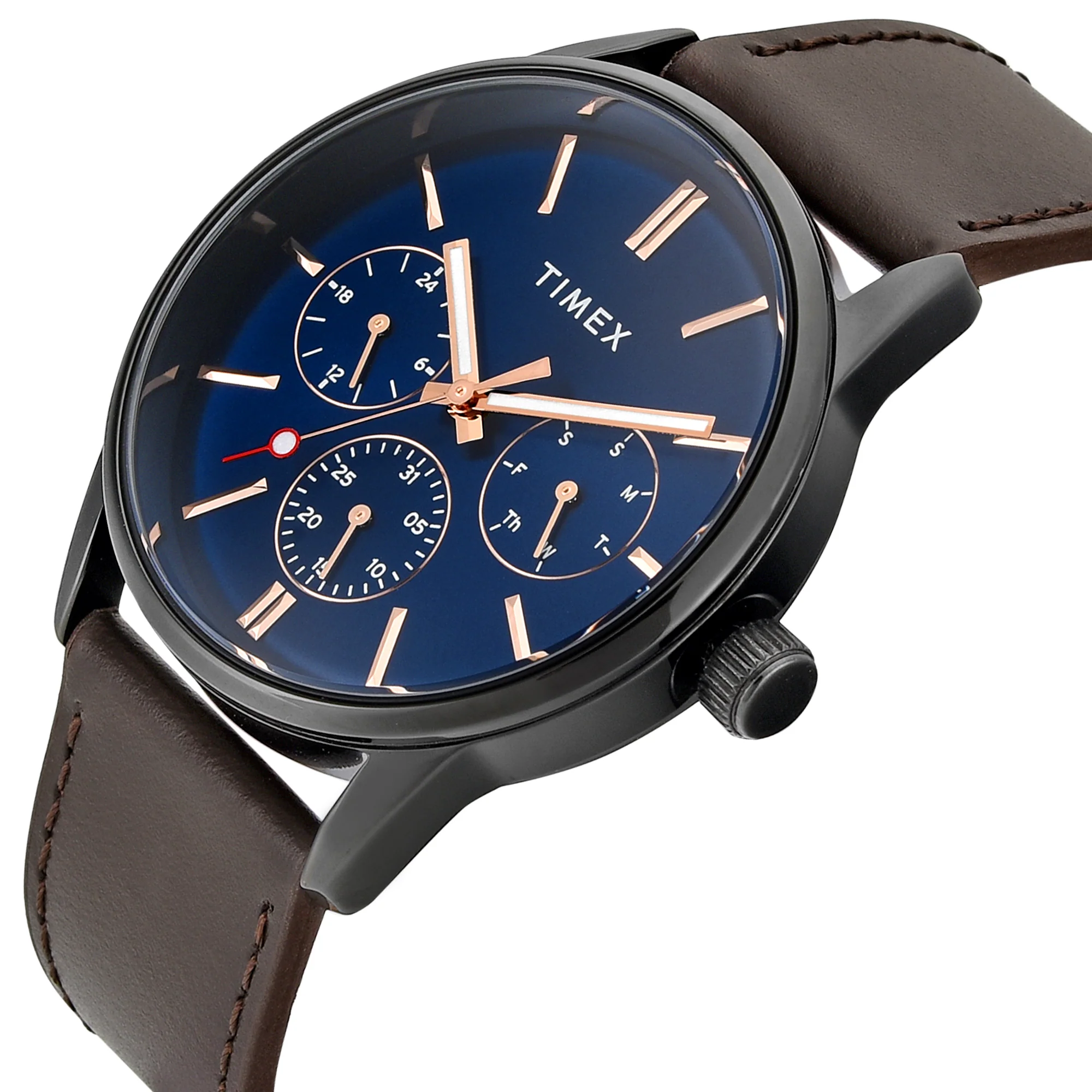 Timex Trendline Round 41mm Blue Dial Analog Men Watch - TWEG25515 - Image 3