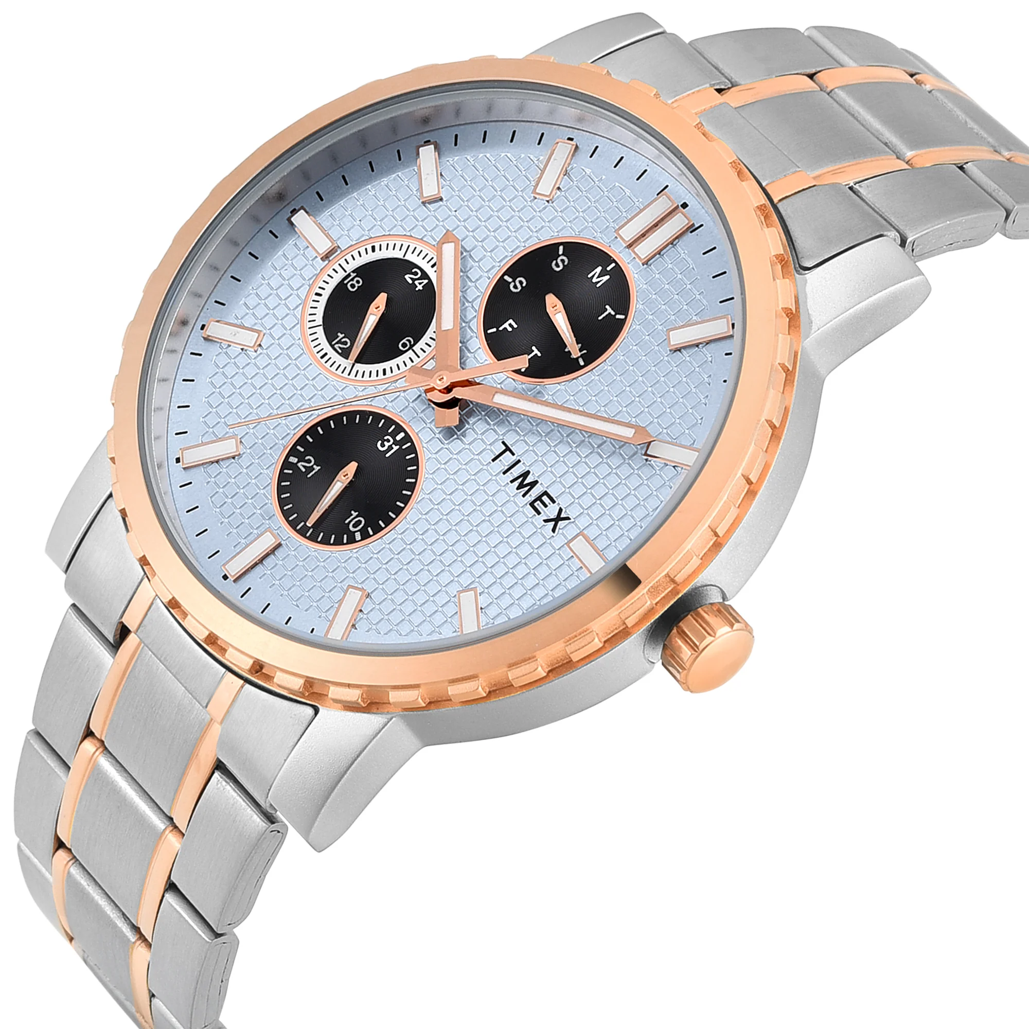 Timex Trendline Round 44mm Blue Dial Analog Men Watch - TWEG34702 - Image 3