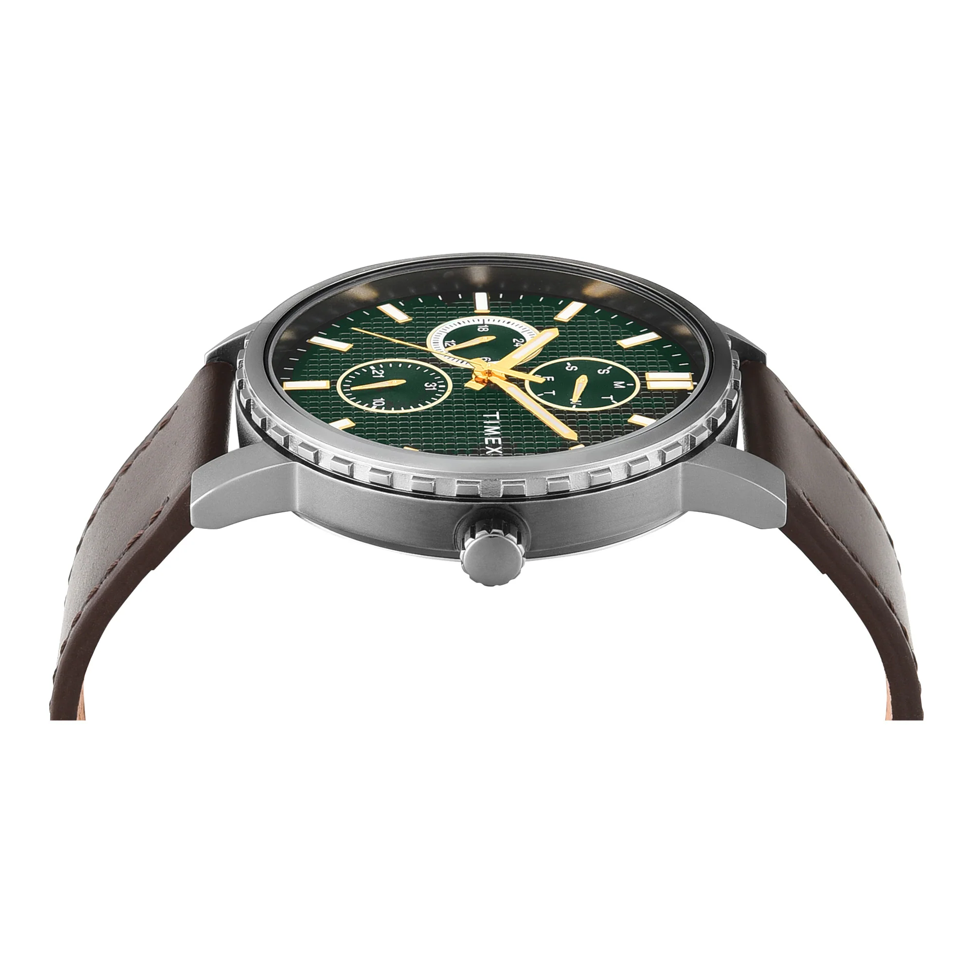 Timex Trendline Round 44mm Green Dial Analog Men Watch - TWEG34700 - Image 4