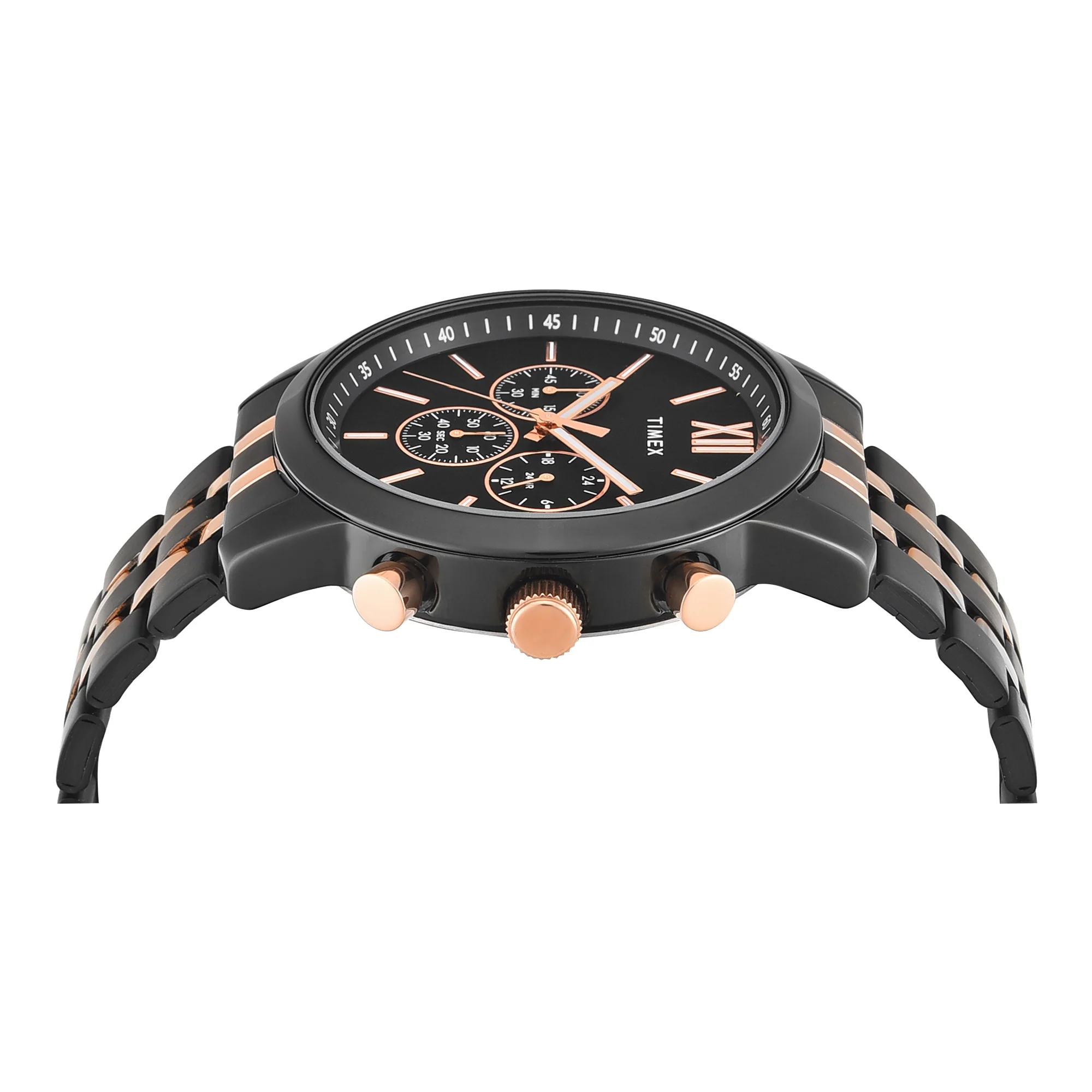 Timex Trendline Round 45mm Black Dial Analog Men Watch - TWEG32202 - Image 4