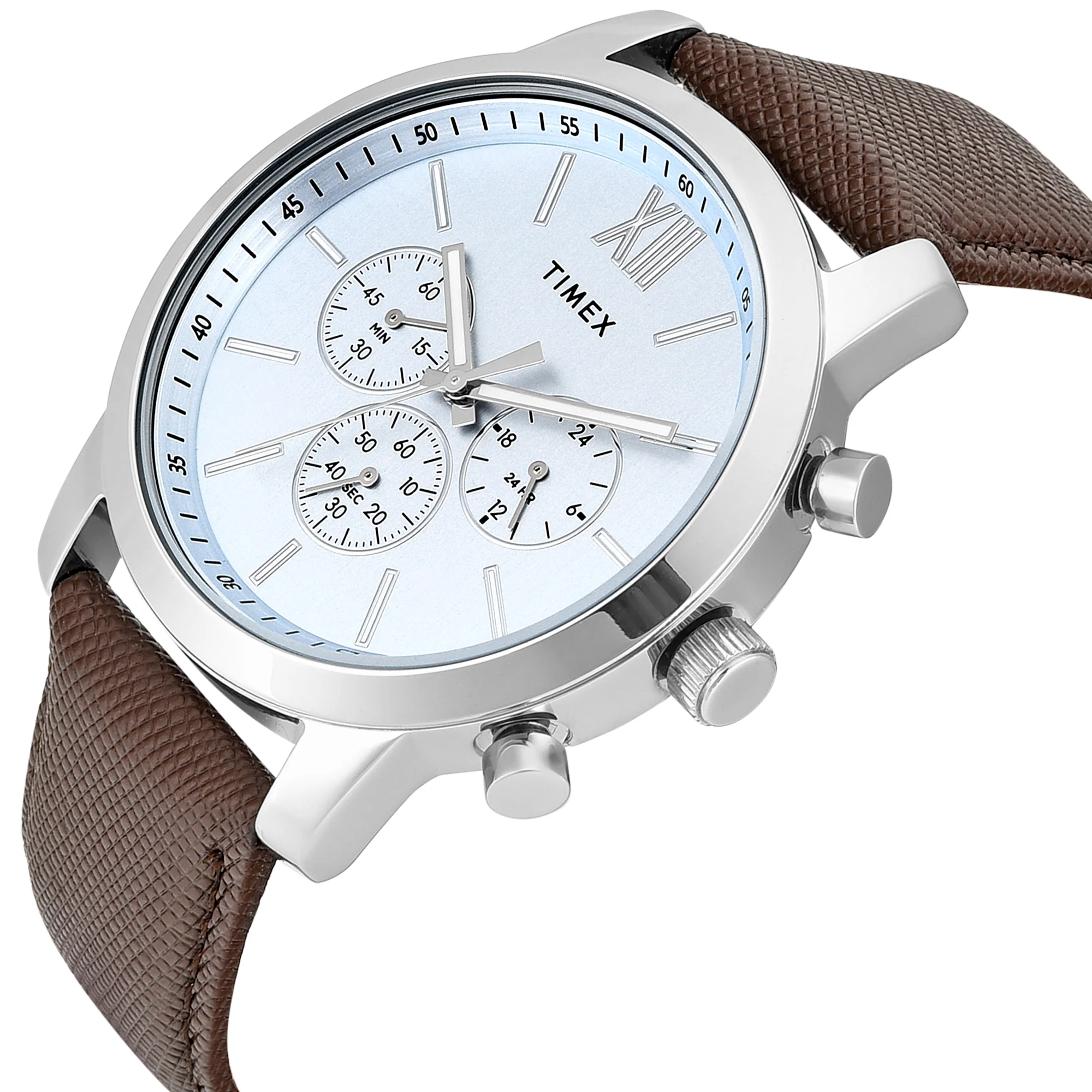 Timex Trendline Round 45mm Blue Dial Analog Men Watch - TWEG32200 - Image 3