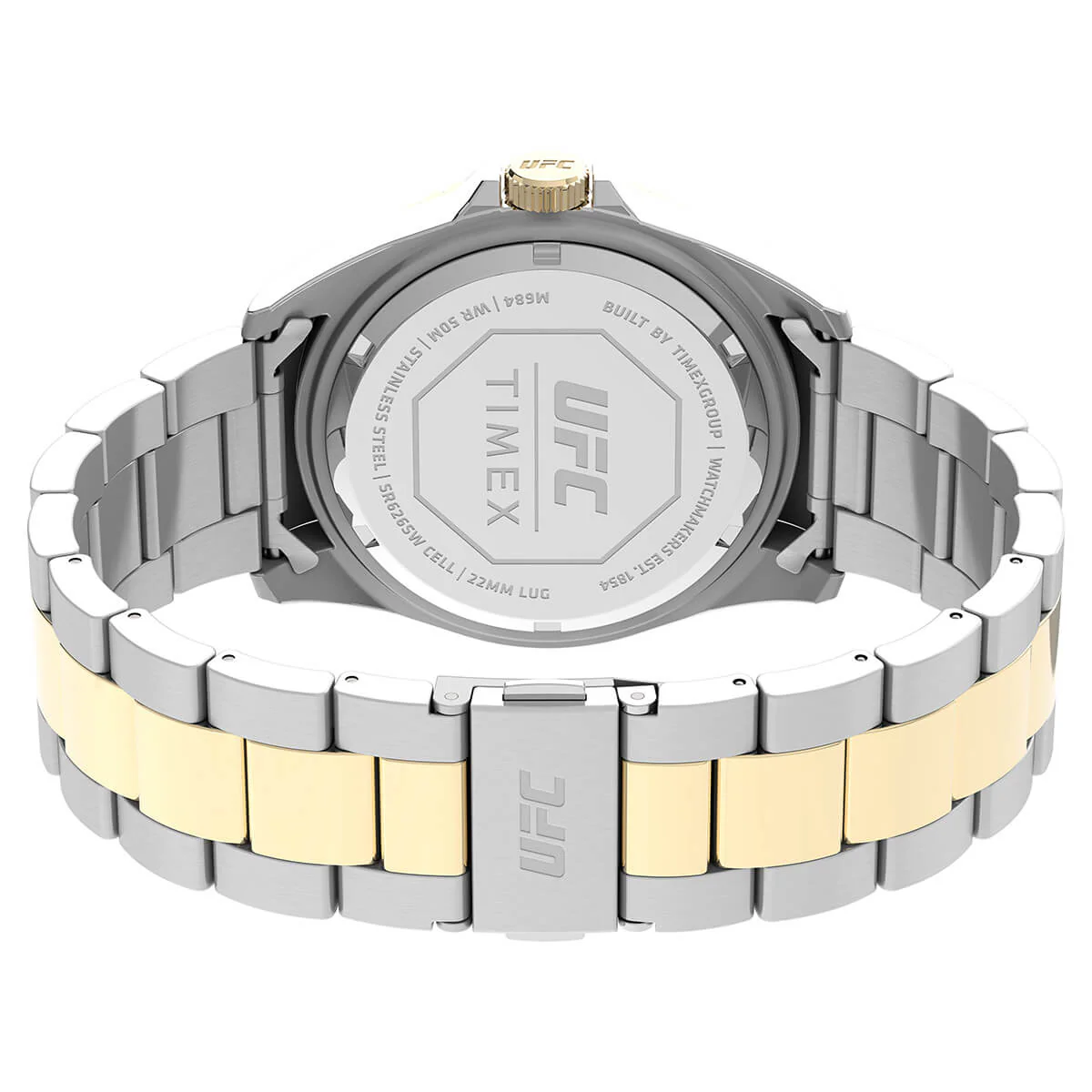 Timex UFC Debut 42mm Stainless Steel Bracelet Watch - Image 2