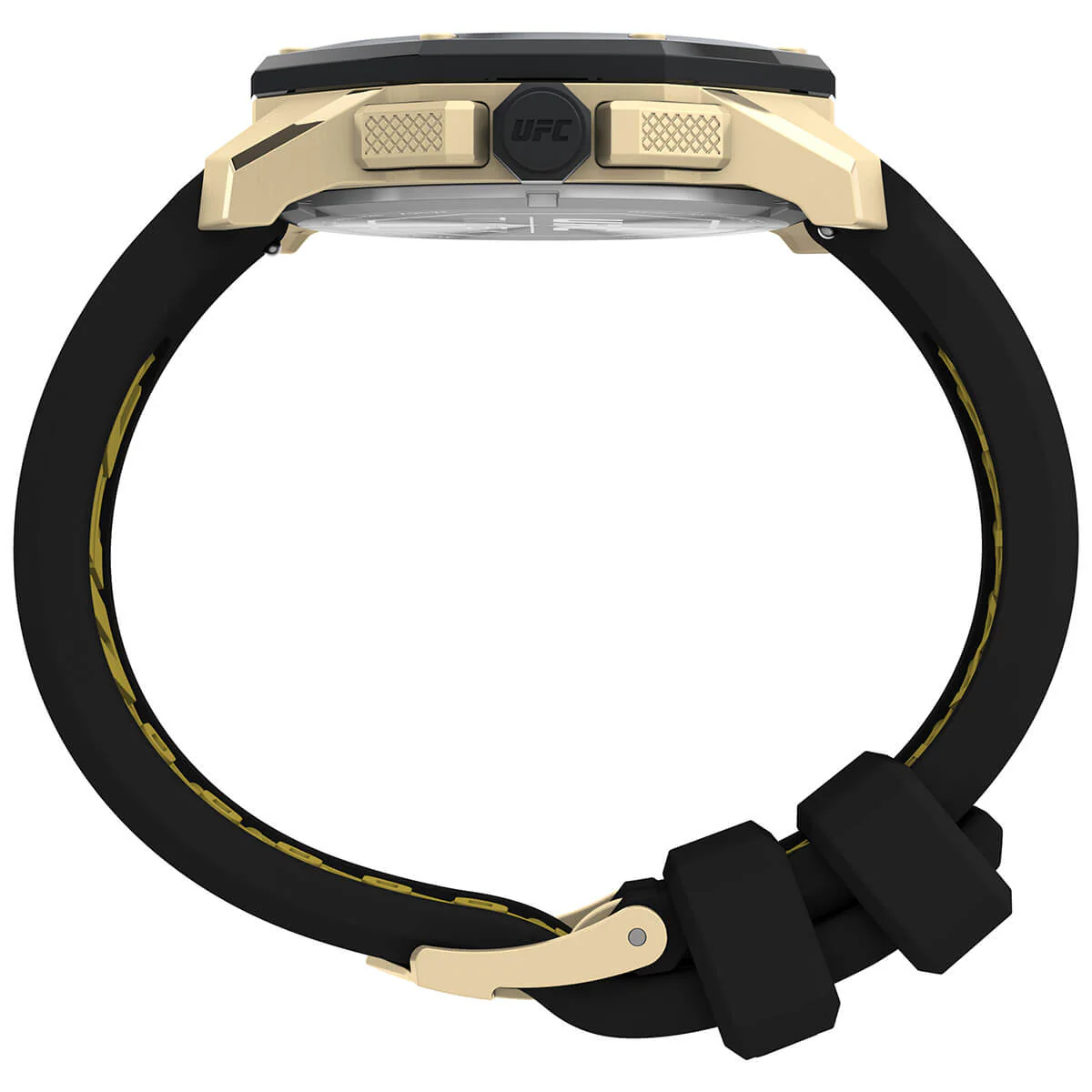 Timex UFC Icon Chronograph 45mm Silicone Strap Watch - Image 4