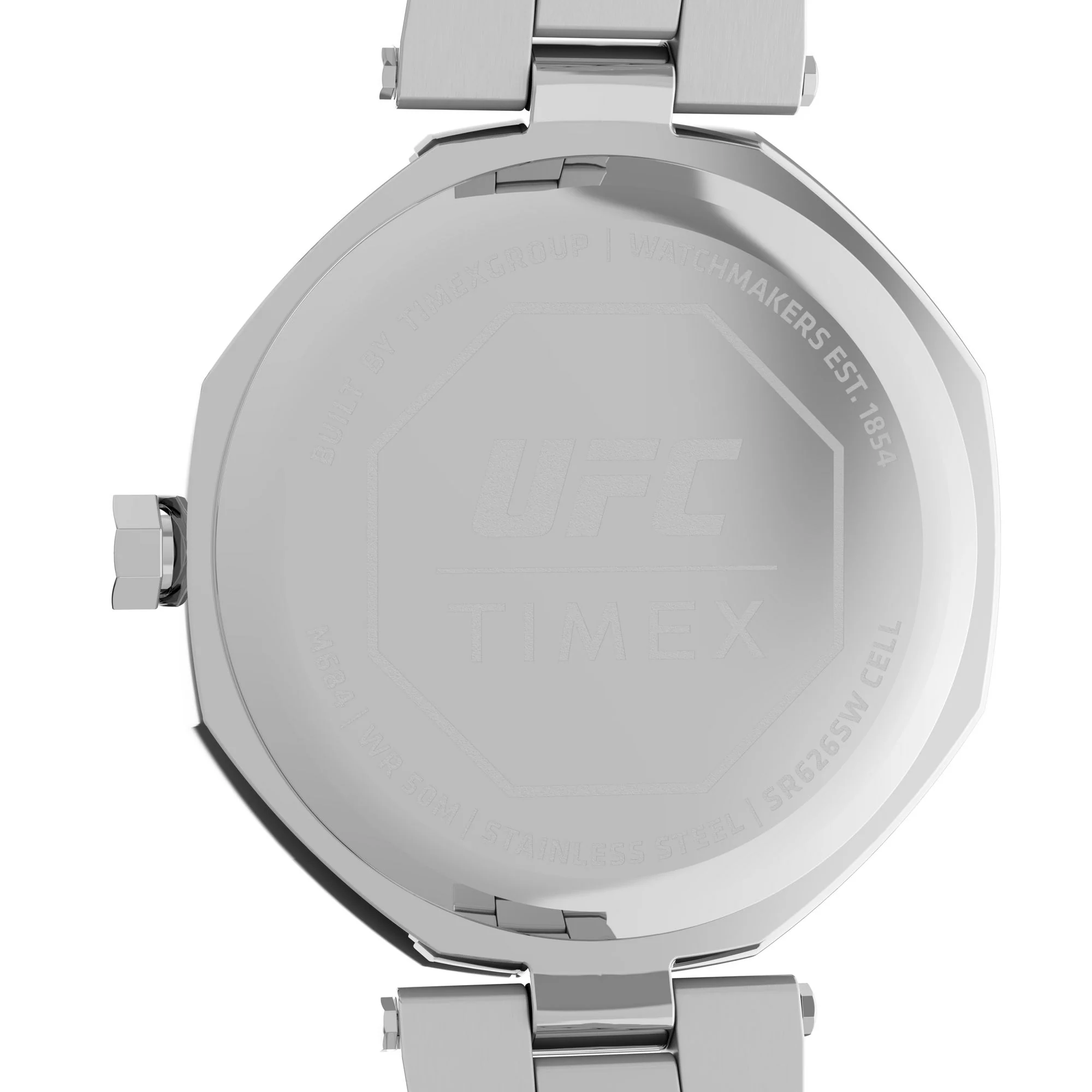 TIMEX UFC Jewel Women Silver Octagonal Dial Analog Watch - TW2V83200X6 - Image 3