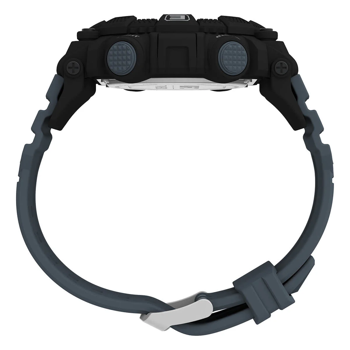 Timex Men Black Round Resin Dial Digital Watch - TW5M538000D - Image 4