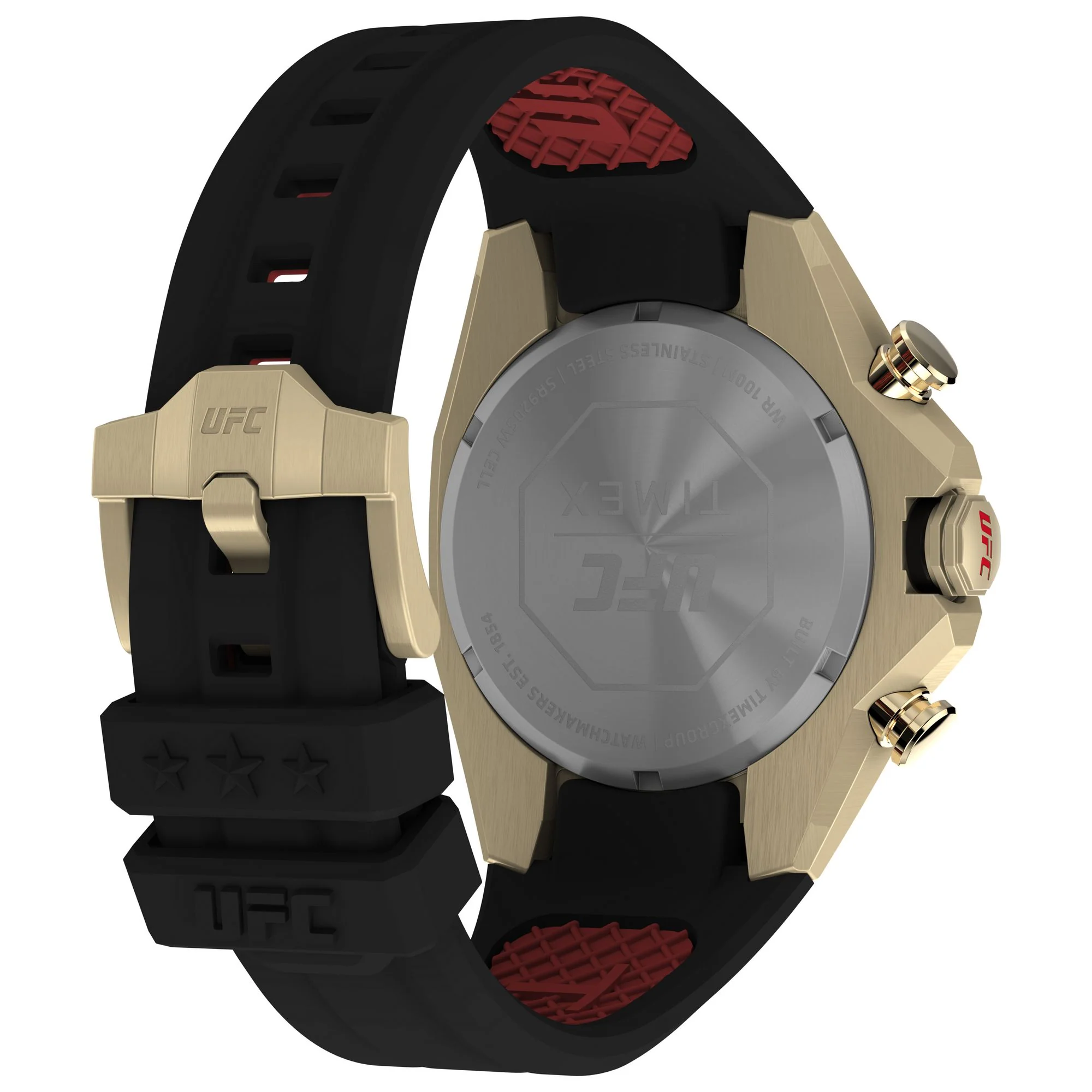 TIMEX UFC Street Men Black Octagonal Dial Analog Watch - TW2W69800UJ - Image 5