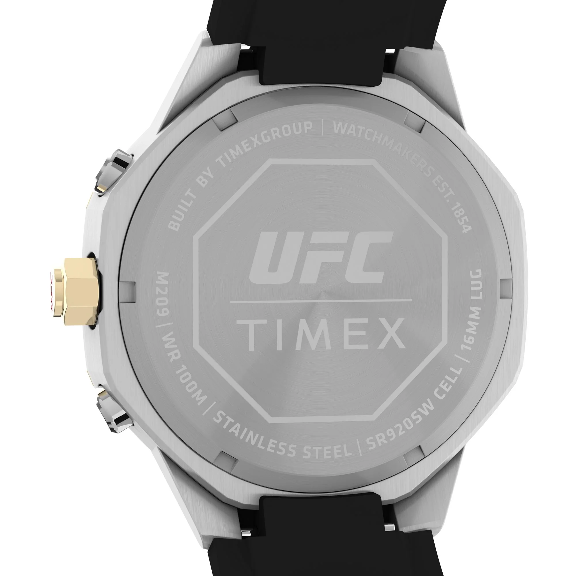 Timex UFC Street Unisex Black Octogonal Analog Watch - TW2V99200X6 - Image 4