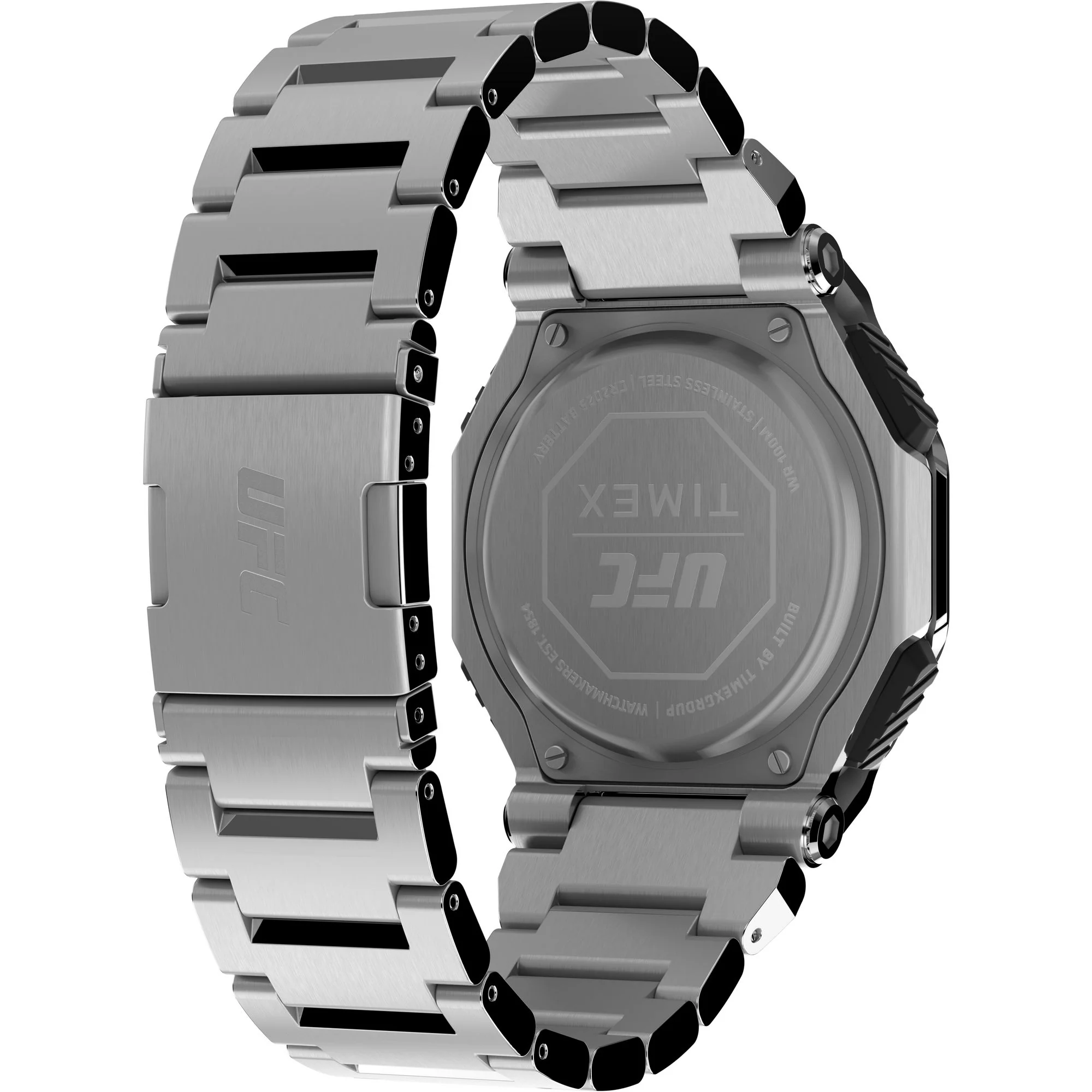 TIMEX UFC Strength Men Black Octagonal Dial Analog Watch - TW2V84600X6 - Image 3