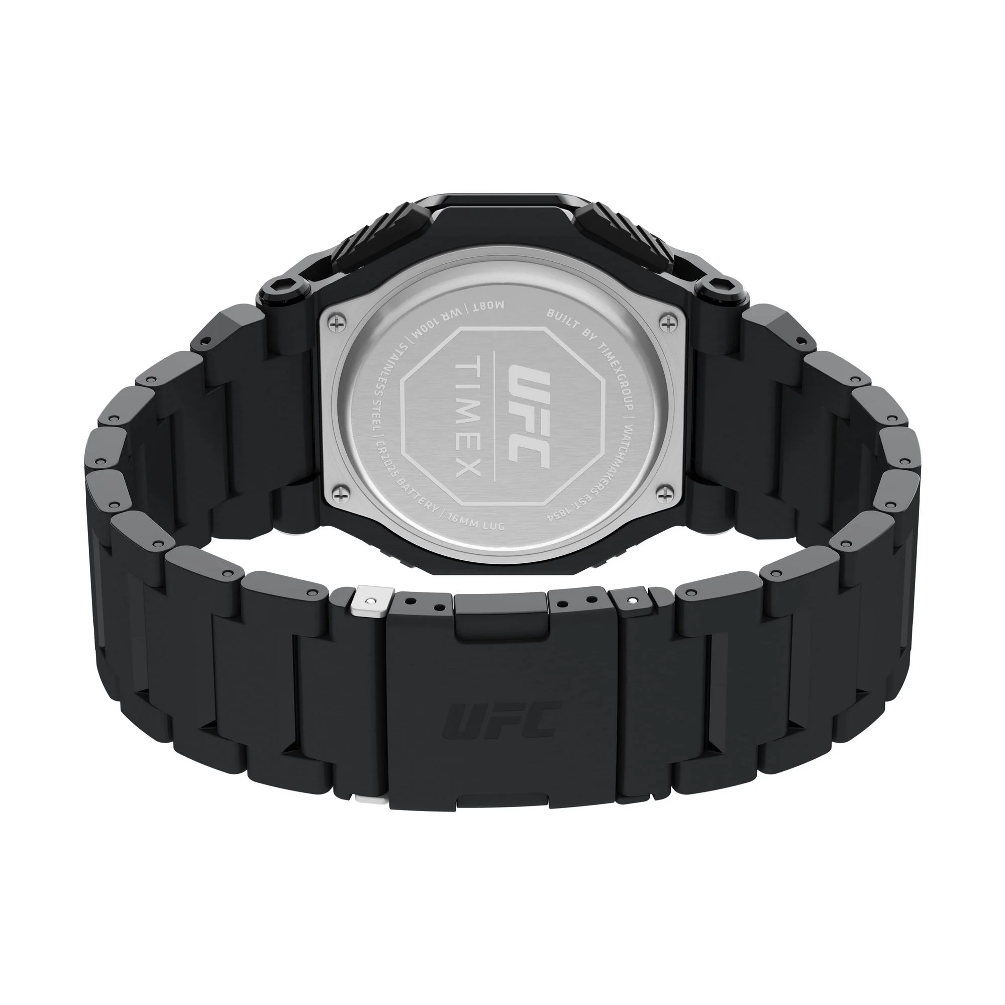 TIMEX UFC Strength Men Black Octagonal Dial Analog Watch - TW2V84800X6 - Image 5