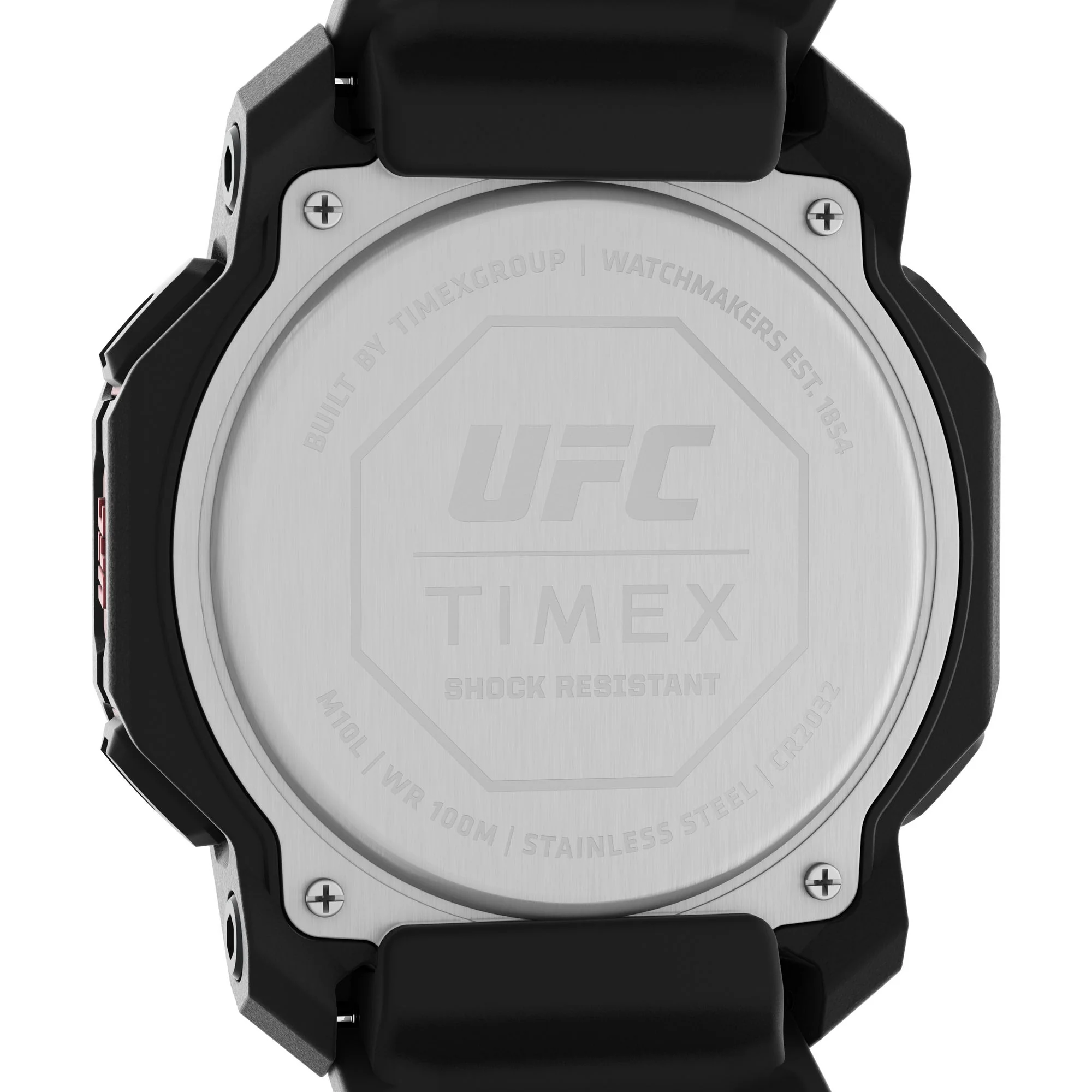 TIMEX UFC Strength Men Black Octagonal Dial Digital Watch - TW2V88100X6 - Image 4