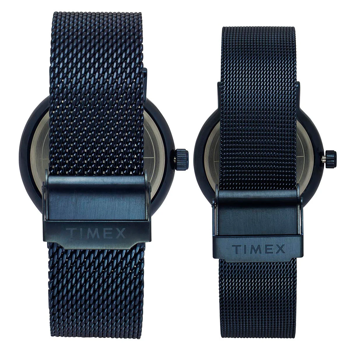 TIMEX Unisex Blue Round Dial Analog Pair Watch - TW0PRE005 - Image 4