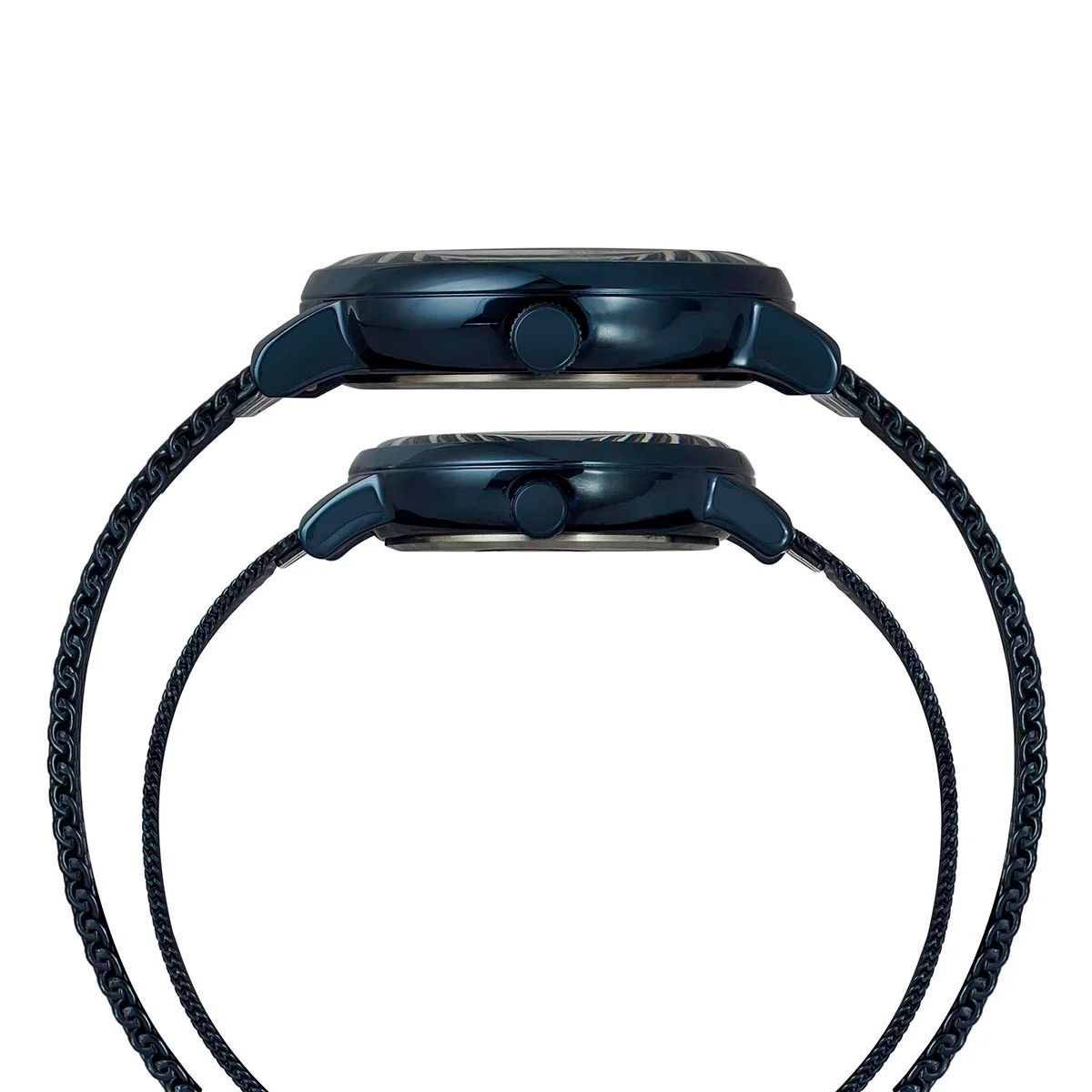 TIMEX Unisex Blue Round Dial Analog Pair Watch - TW0PRE005 - Image 5
