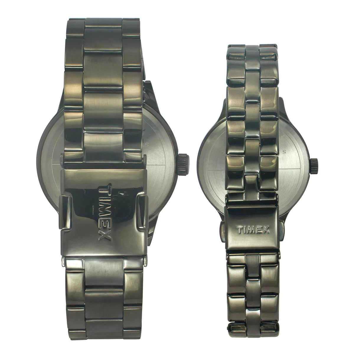 Timex Unisex Burgundy Round Dial Analog Pair Watches - TW00PR314 - Image 3