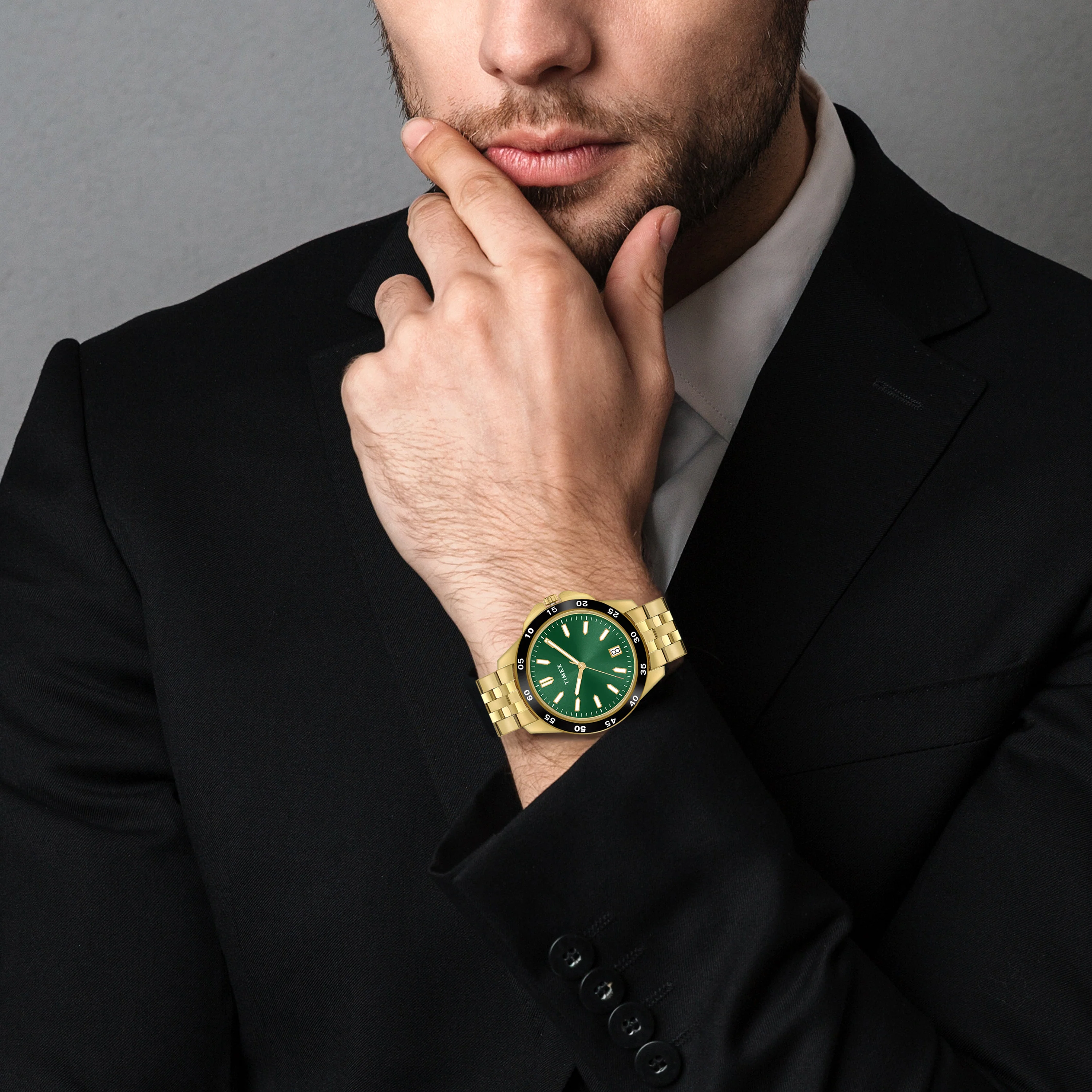 TIMEX Unisex Green Round Dial Analog Pair Watch - TW0PRE008 - Image 5