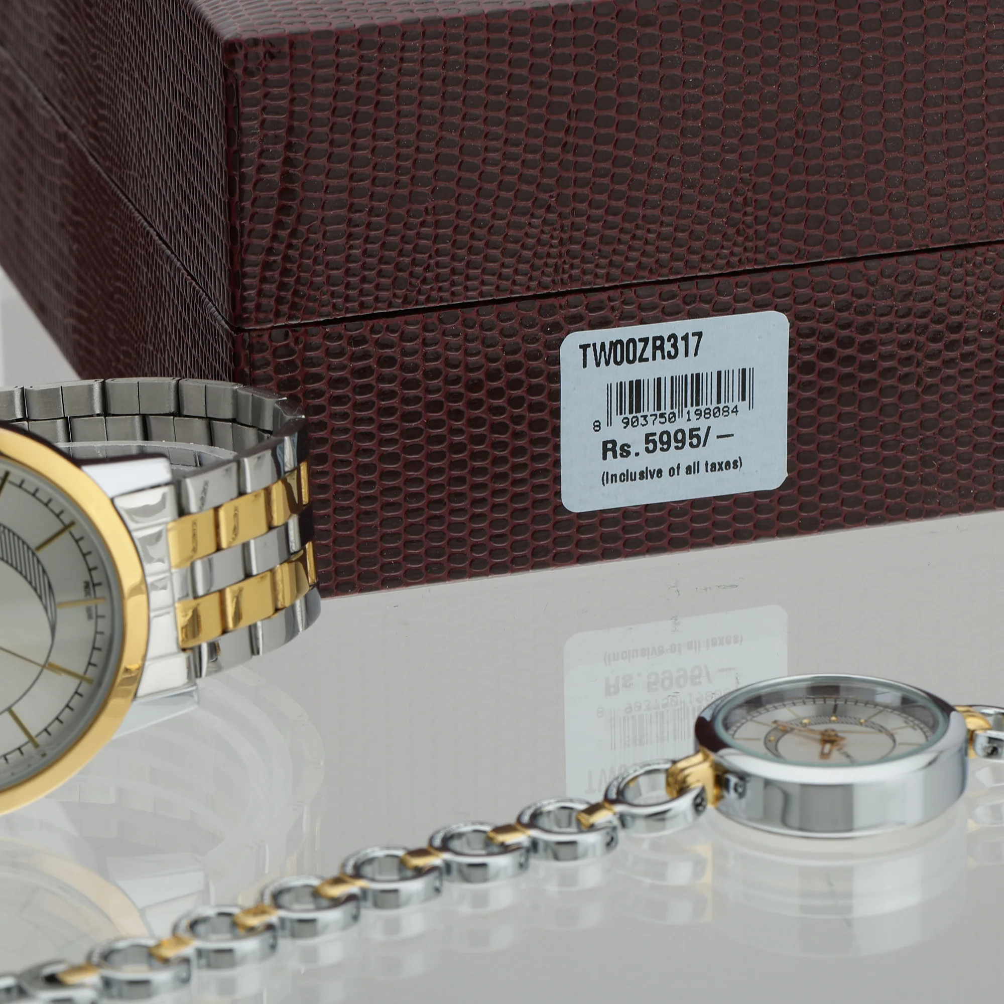 TIMEX Unisex Silver Round Dial Analog Pair Watch - TW00ZR317 - Image 7