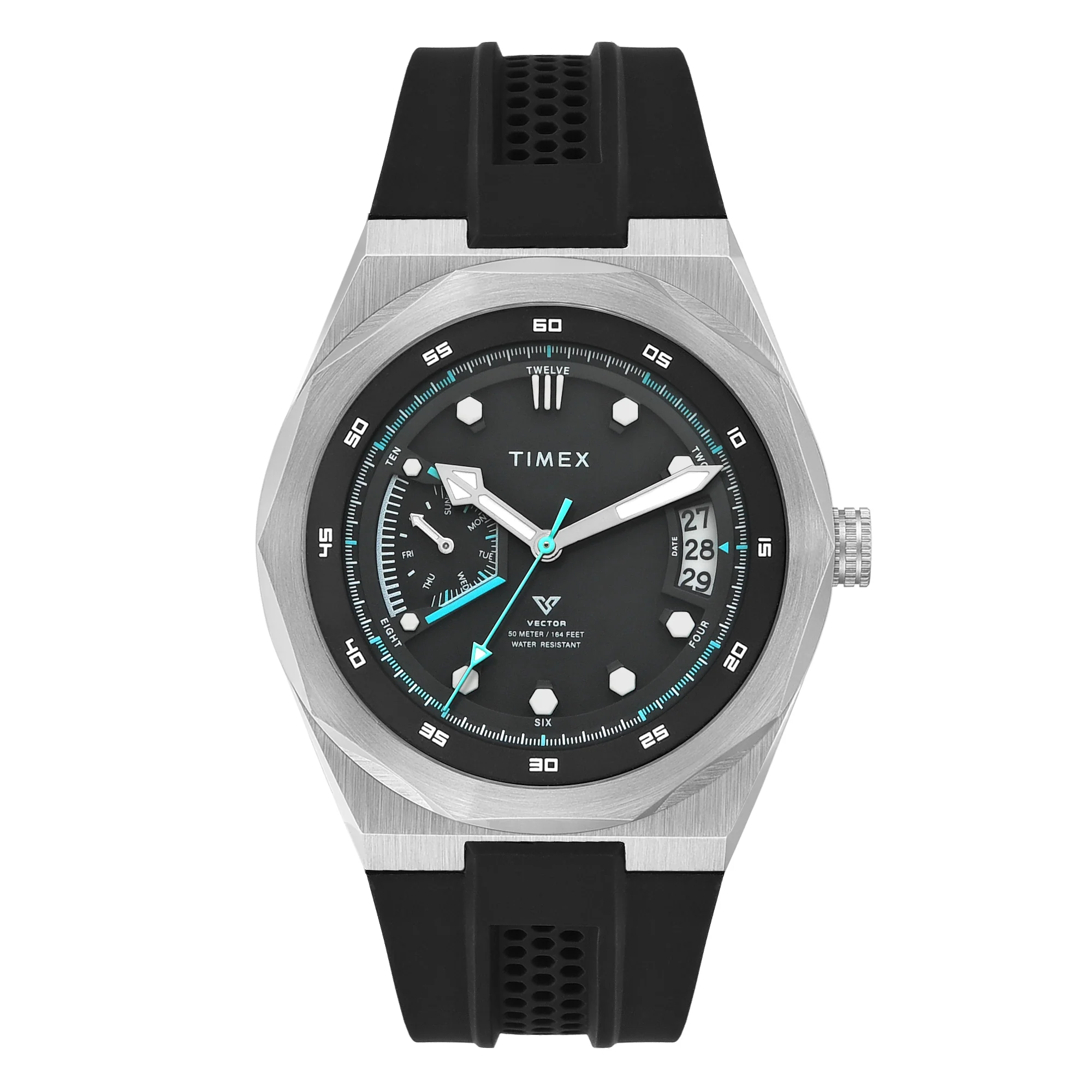 TIMEX Vector Black Round Dial Analog Men's Watch - TWEG31000 - Image 6
