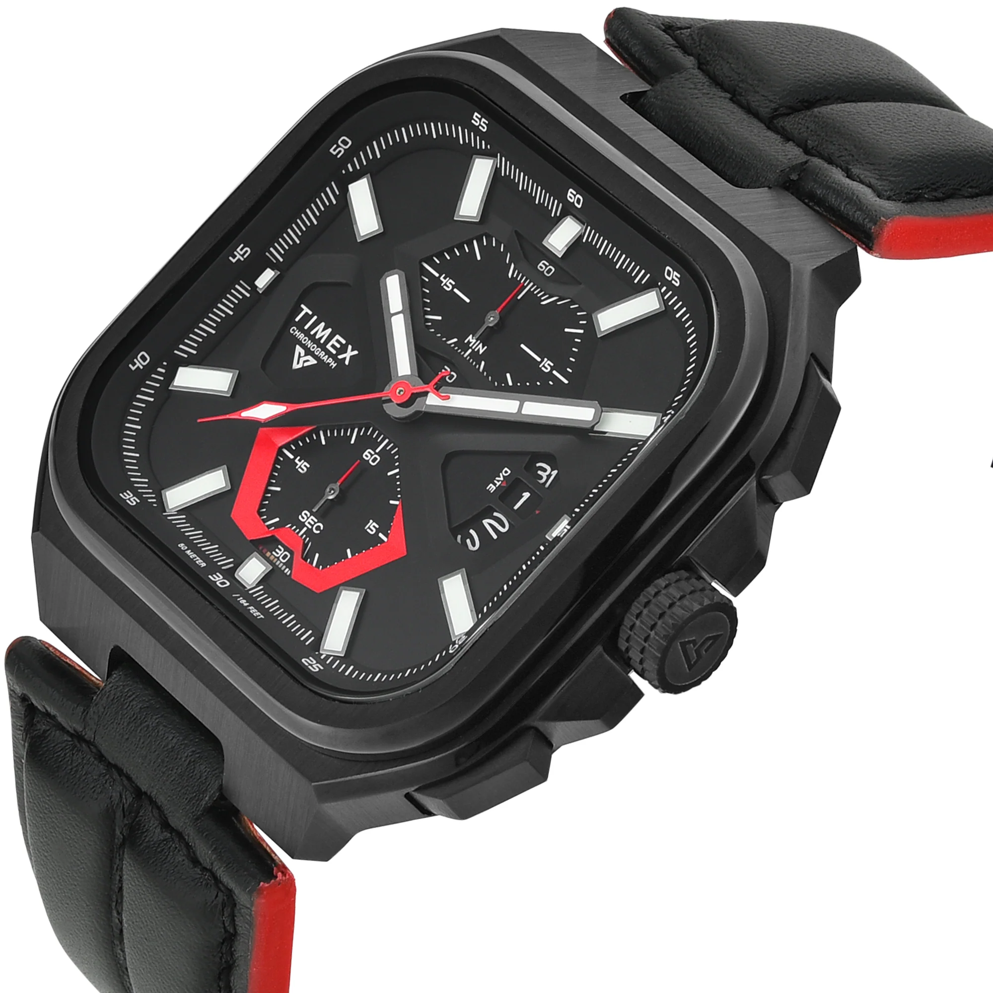 TIMEX Vector Black Square Dial Analog Men's Watch - TWEG30900 - Image 2