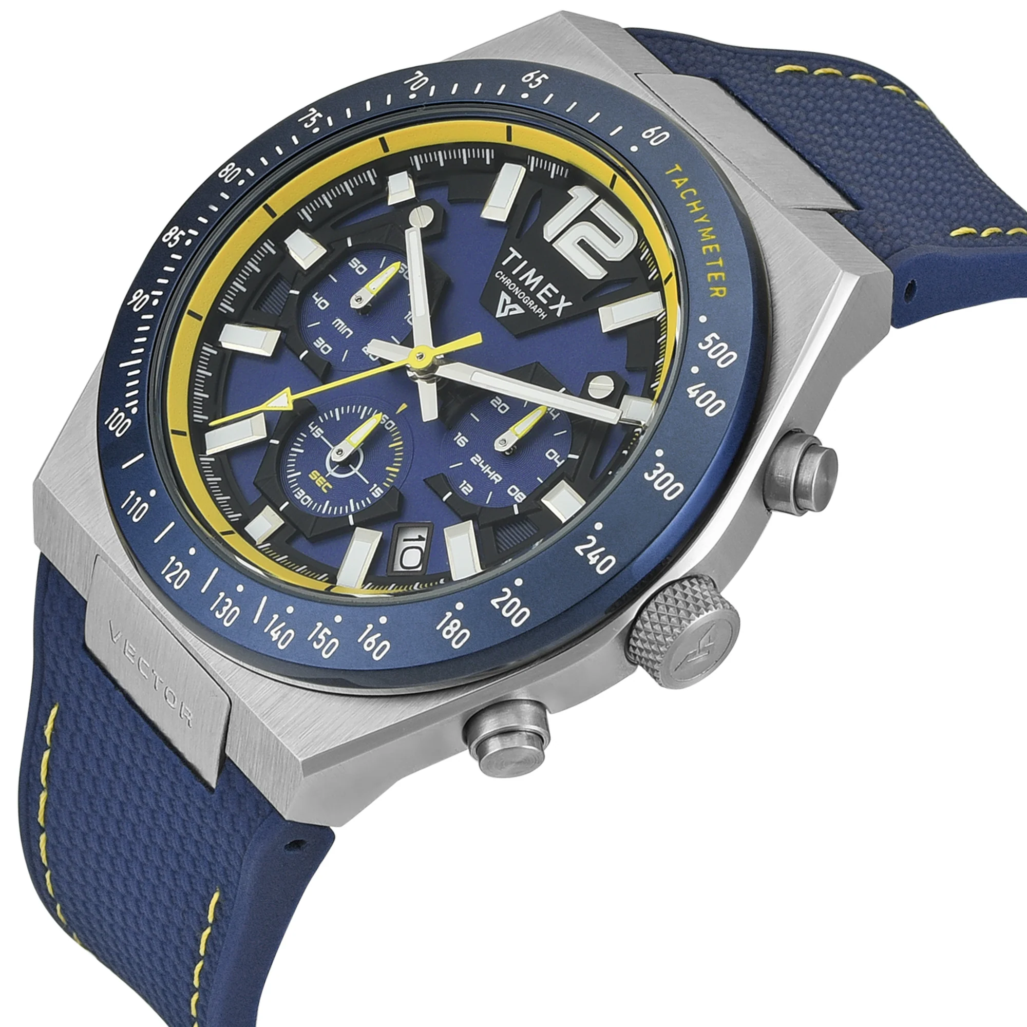 TIMEX Vector Blue Round Dial Analog Men's Watch - TWEG30801 - Image 3