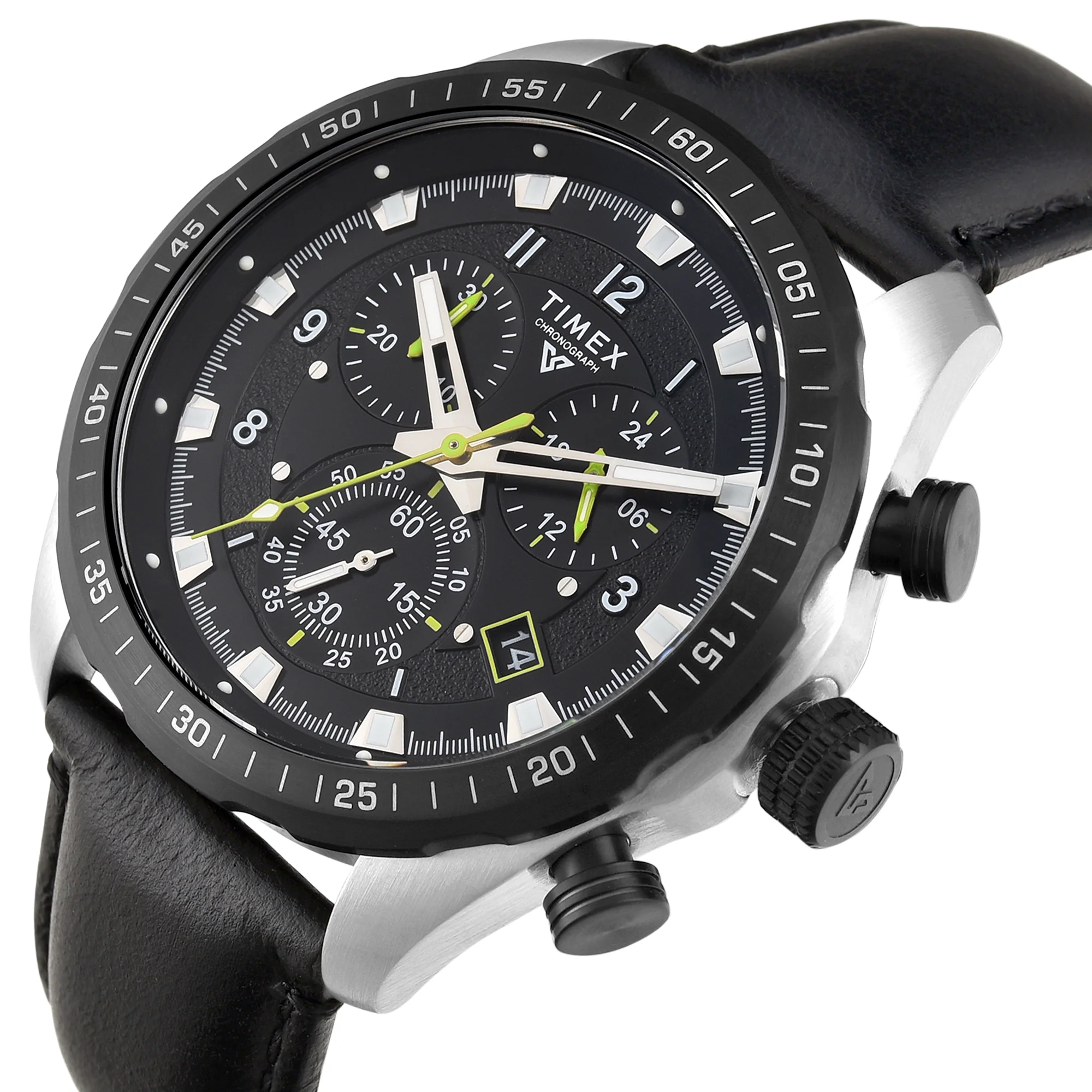 TIMEX Vector Men Black Round Chronograph Dial Analog Watch - TWEG26003 - Image 2