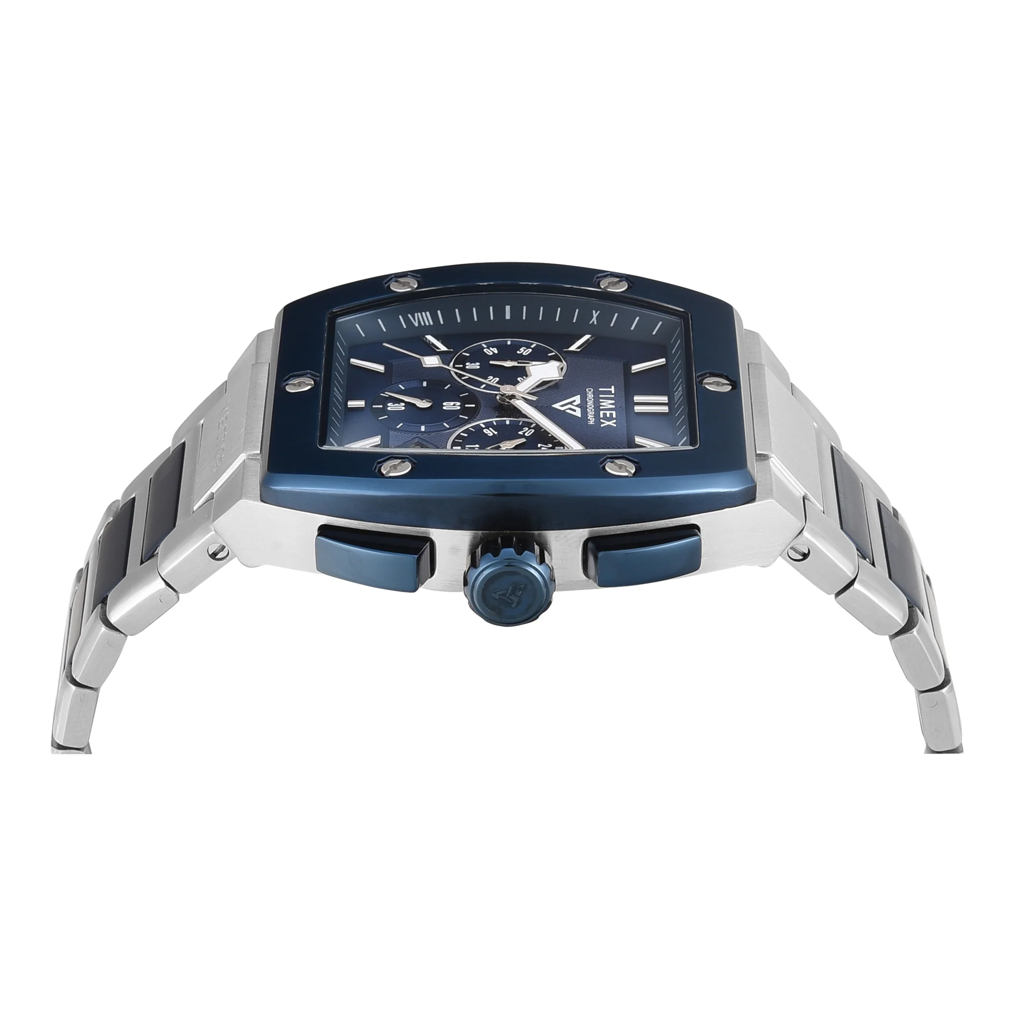 TIMEX Vector Men Blue Rectangle Chronograph Dial Analog Watch - TWEG26202 - Image 4