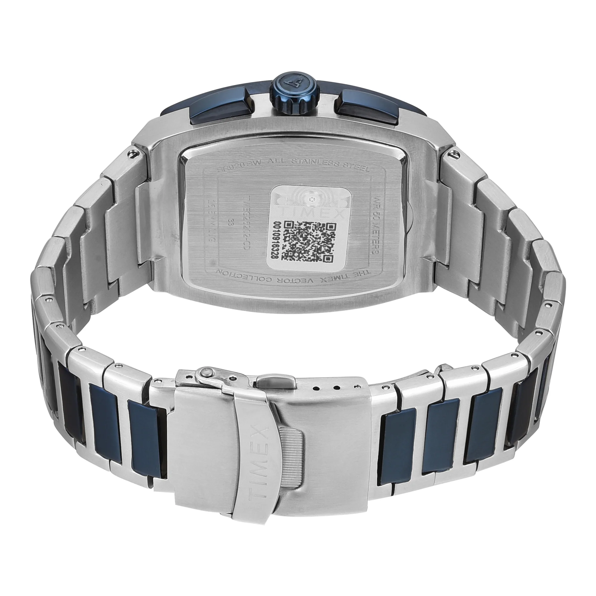 TIMEX Vector Men Blue Rectangle Chronograph Dial Analog Watch - TWEG26202 - Image 5