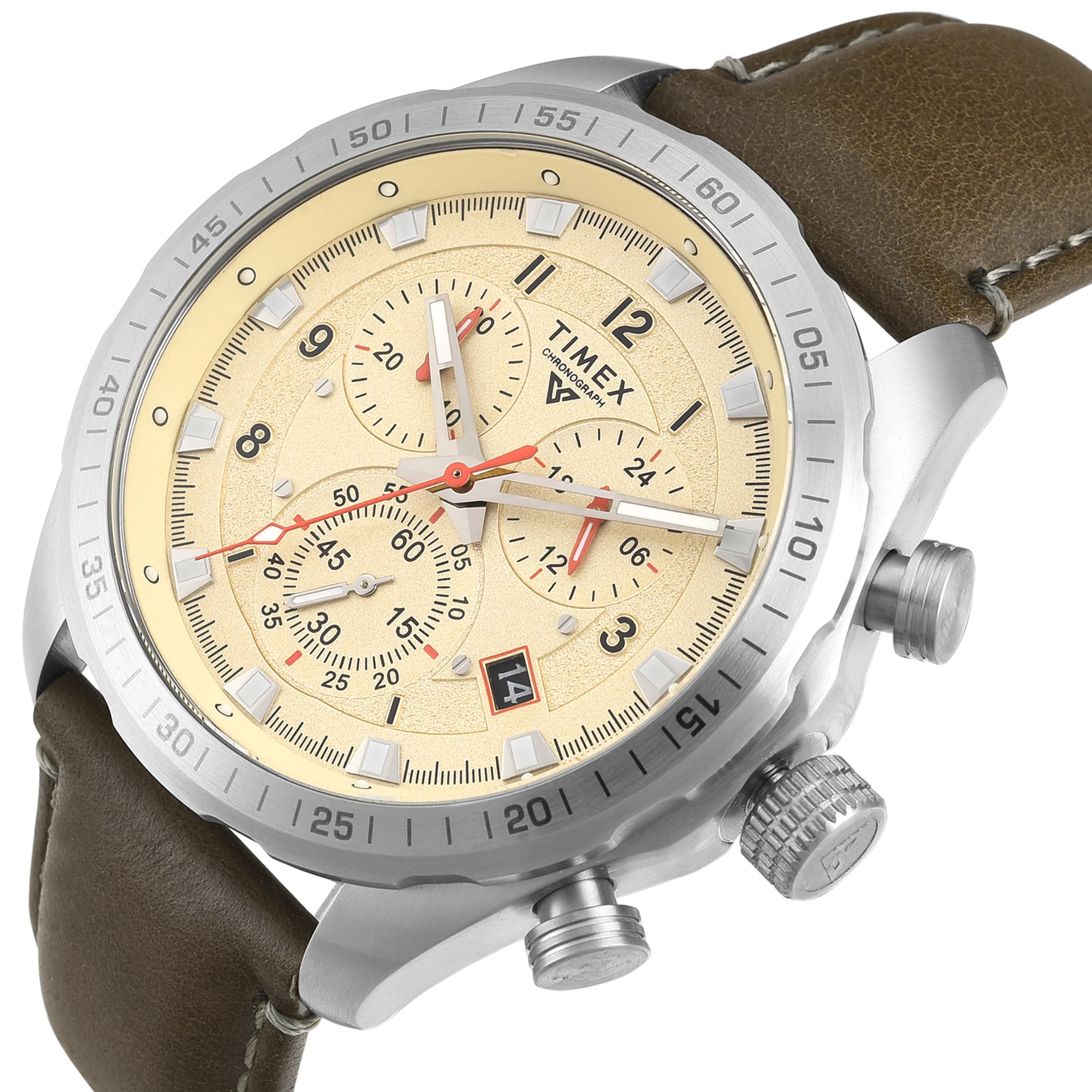 TIMEX Vector Men Green Round Chronograph Dial Analog Watch - TWEG26000 - Image 2