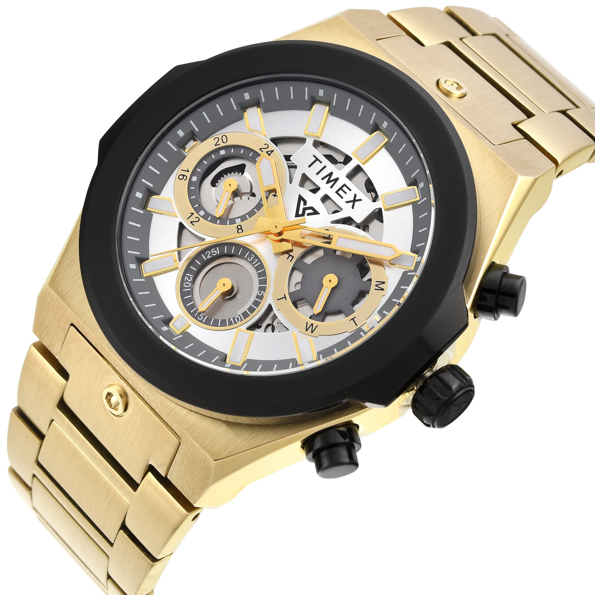 TIMEX Vector Men Silver Round Dial Analog Watch - TWEG26101 - Image 2