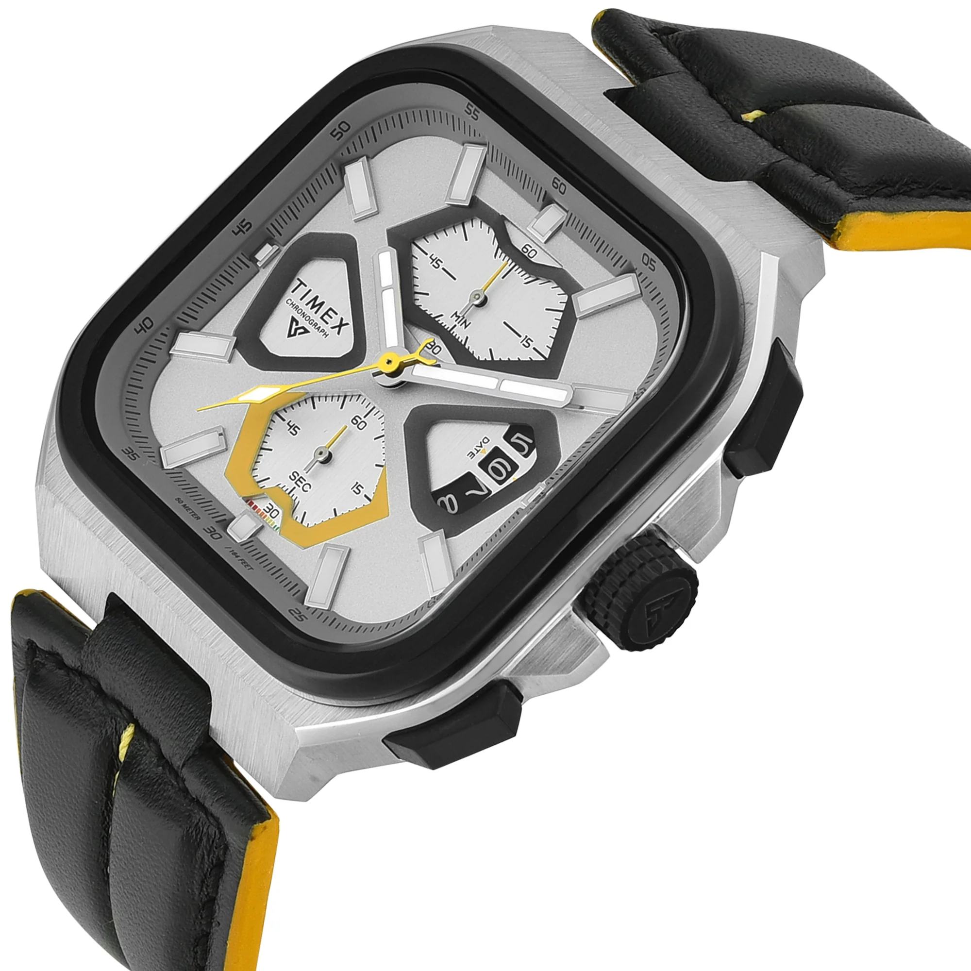 TIMEX Vector Silver Square Dial Analog Men's Watch - TWEG30901 - Image 2