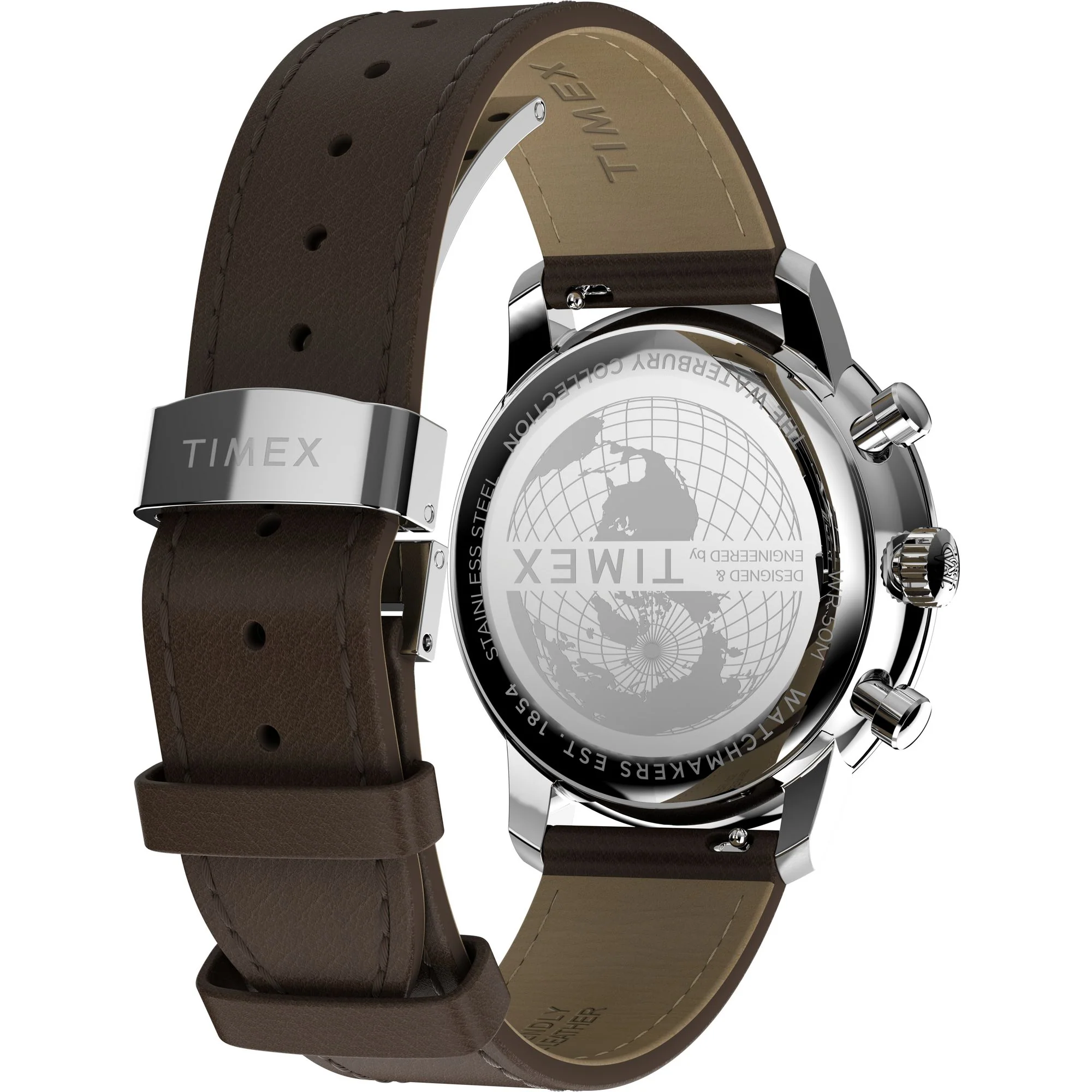 TIMEX Waterbury Beige Round Dial Analog Men's Watch - TW2Y23500UJ - Image 5