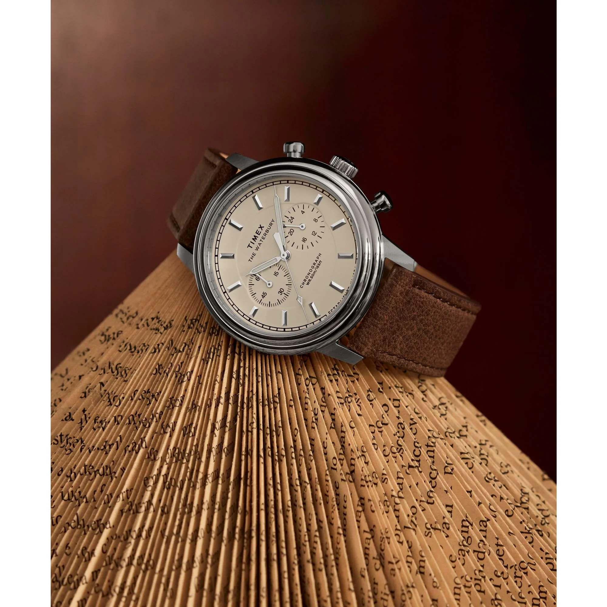 TIMEX Waterbury Beige Round Dial Analog Men's Watch - TW2Y23500UJ - Image 6